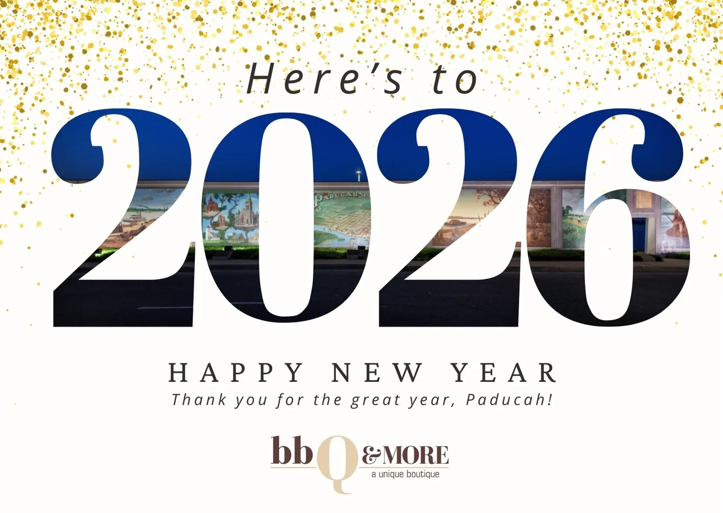 Happy New Year from bbQandMore! Here&rsquo;s to a year of celebrations, gifting, hosting, and accomplishing goals! We can&rsquo;t wait to do it all with you. ❤️✨