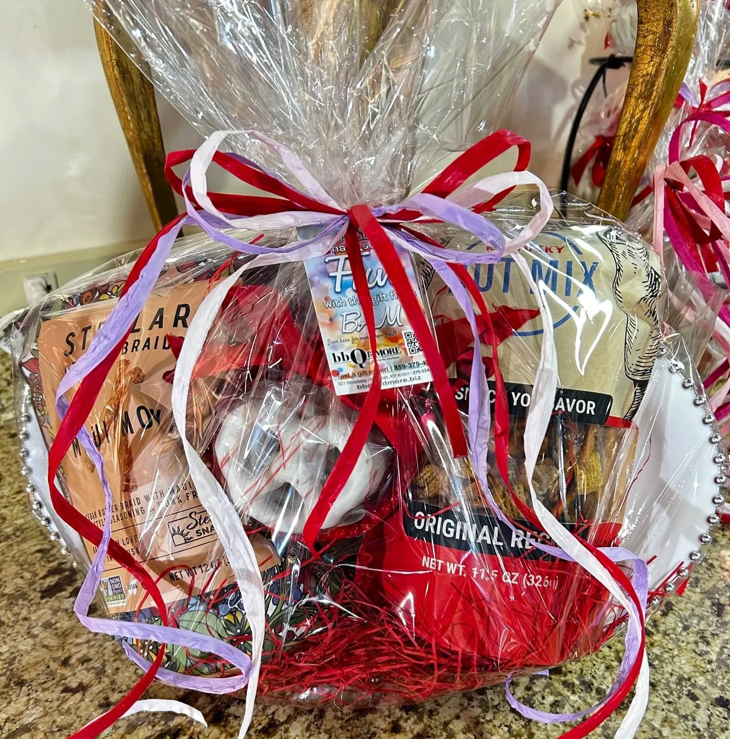 A beautifully curated collection of snackable favorites, ready to enjoy or share.

This generously sized bundle features a mix of savory, crunchy treats paired with a sweet bite, all arranged on a stylish serving platter that&rsquo;s ready to use lon