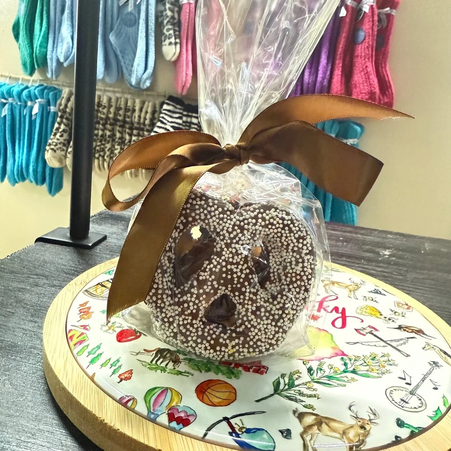 CHOCOLATE COVERED PRETZEL PACK
$10.00

 Indulge in the perfect blend of sweet and salty with this gourmet chocolate covered pretzel pack. Featuring five large pretzels coated in rich, premium chocolate, each piece delivers a delightful crunch and smo