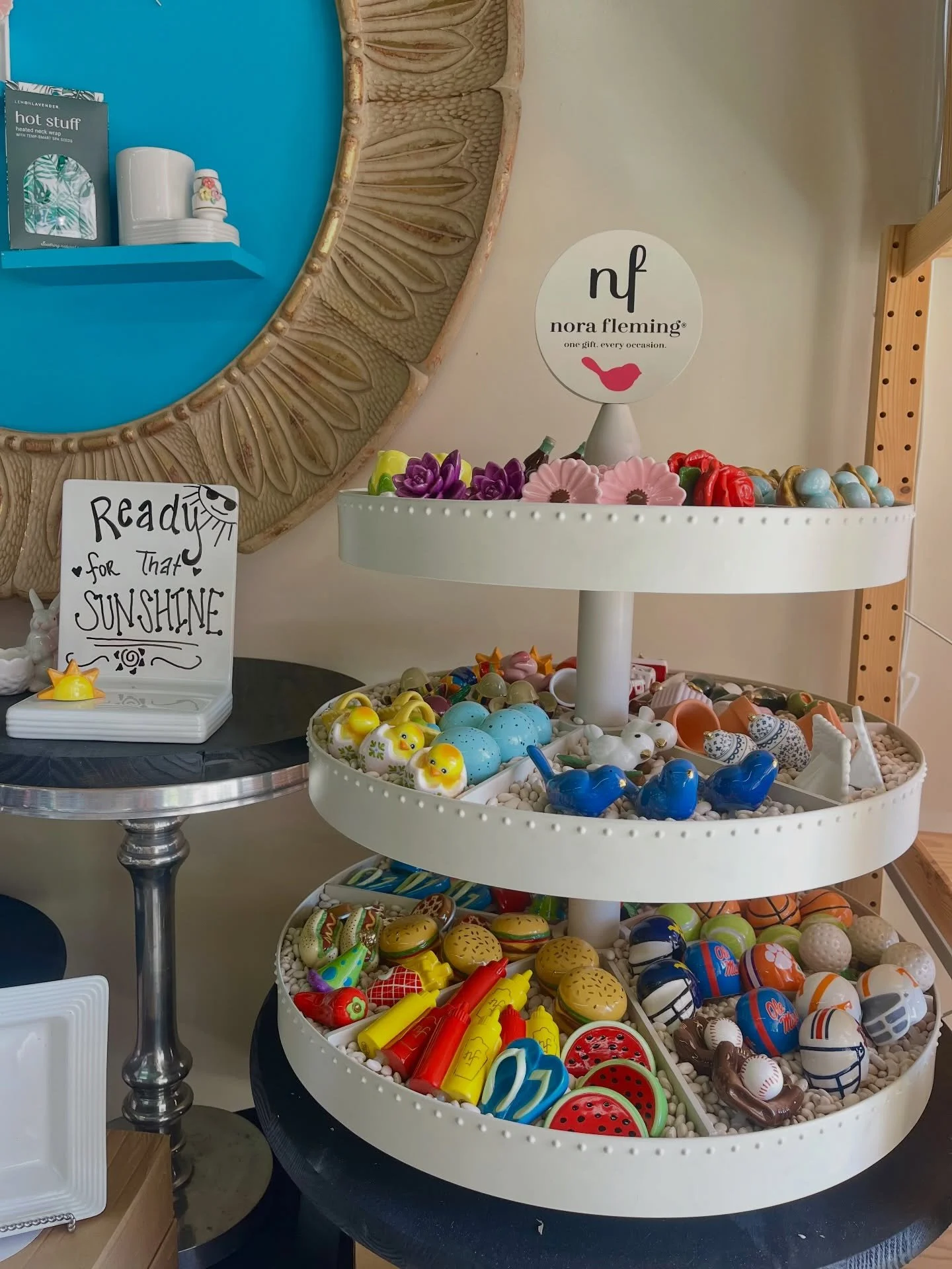 Happy St. Patrick&rsquo;s Day!! 🍀💚
Minis are restocked and ready for all your spring 
tables ✨

#shoplocal #bam #fyp #norafleming #spring 

Give the best gift, host the best gathering, have the most fun. 
🏬Shop in Store: 321 Broadway, Paducah, KY 