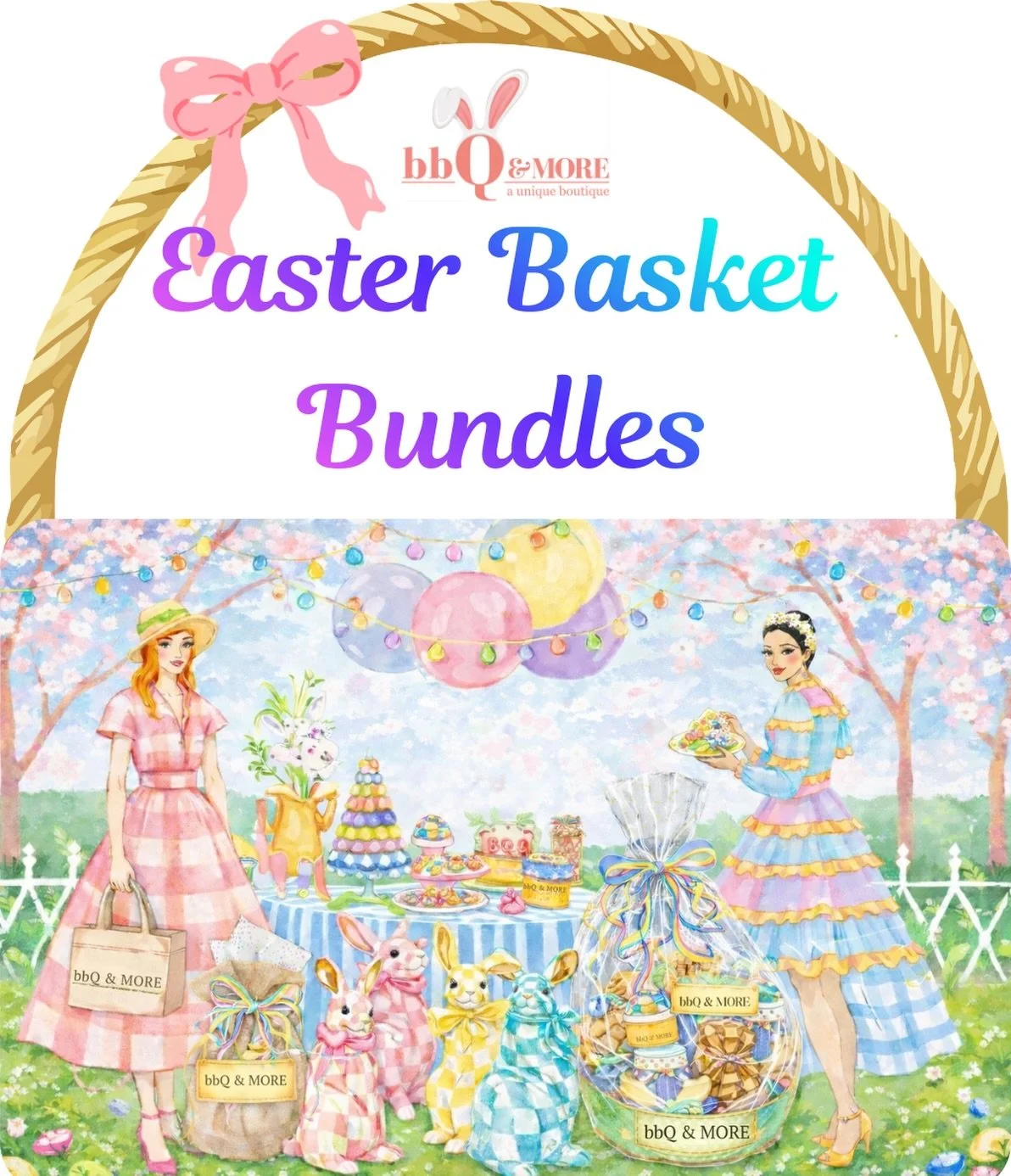 Head over to www.bbQandMore.biz to check out our thoughtfully curated Easter bundles! Wrapped and ready to gift! 

Give the best gift, host the best gathering, have the most fun. 🏬Shop in Store: 321 Broadway, Paducah, KY 📞Call to order: 270.534.595