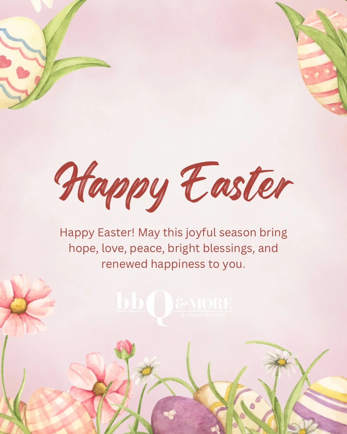 Happy Easter from the BAM Fam!

Give the best gift, host the best gathering, have the most fun. 🏬Shop in Store: 321 Broadway, Paducah, KY 📞Call to order: 270.534.5951 📲Text a personal shopper: 859.379.4339 📧E-mail ordering: info@bbqandmore.biz 🔗