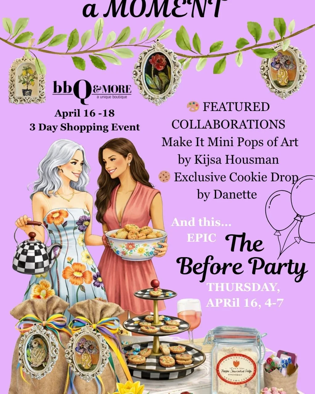 Mother&rsquo;s Day is coming, and we&rsquo;re making it more than a moment&hellip; we&rsquo;re making it an experience 🤍

Join us today and tomorrow (April 17-18) for a shopping event filled with meaningful gifts, beautiful finds, and a little somet