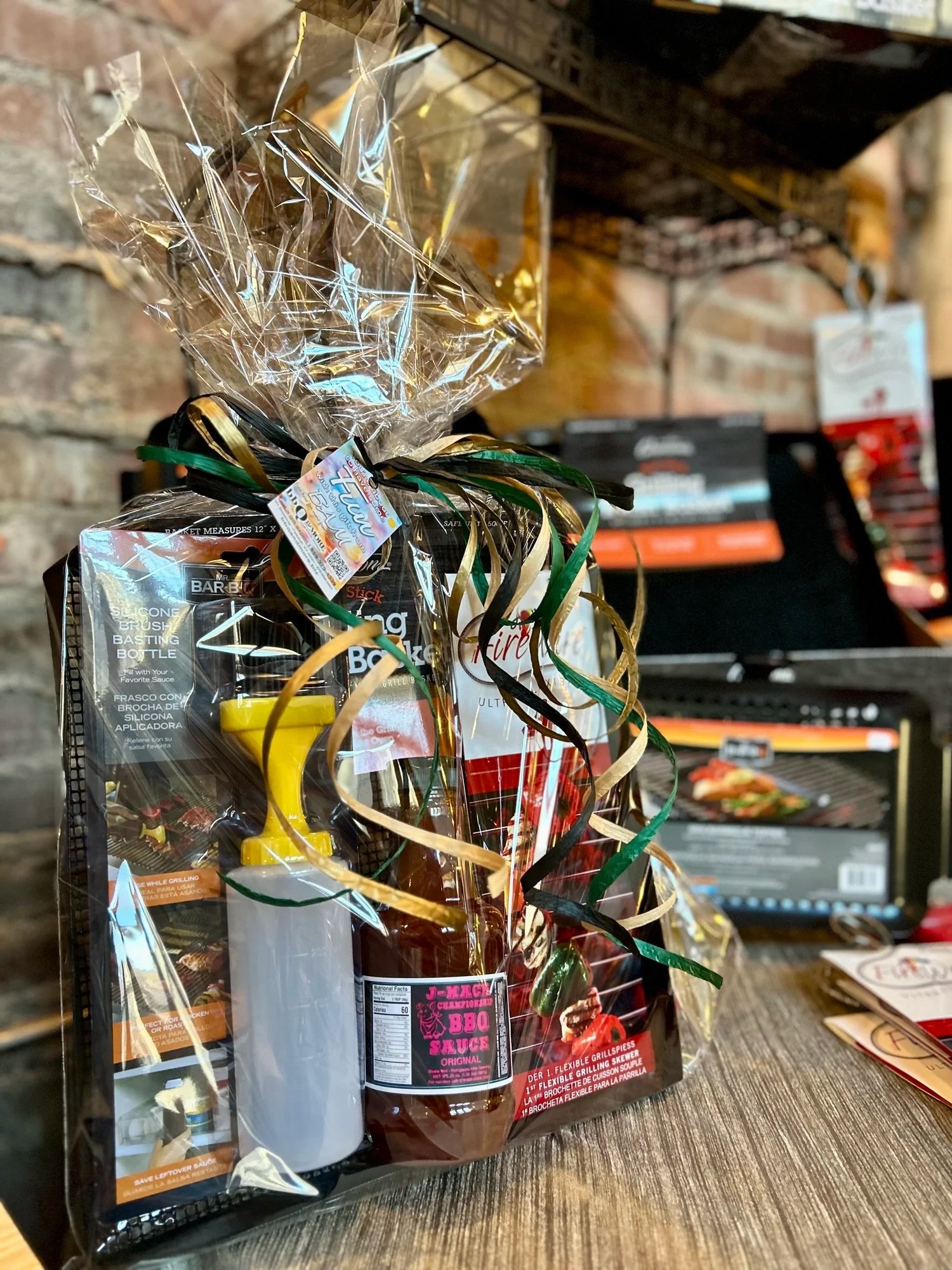 BRING ON THE BBQ!

This year, why not take the opportunity to indulge your favorite flame-thrower with an exciting basket filled to the brim with bold flavors and grilling greatness that will certainly make their day truly unforgettable? This delight