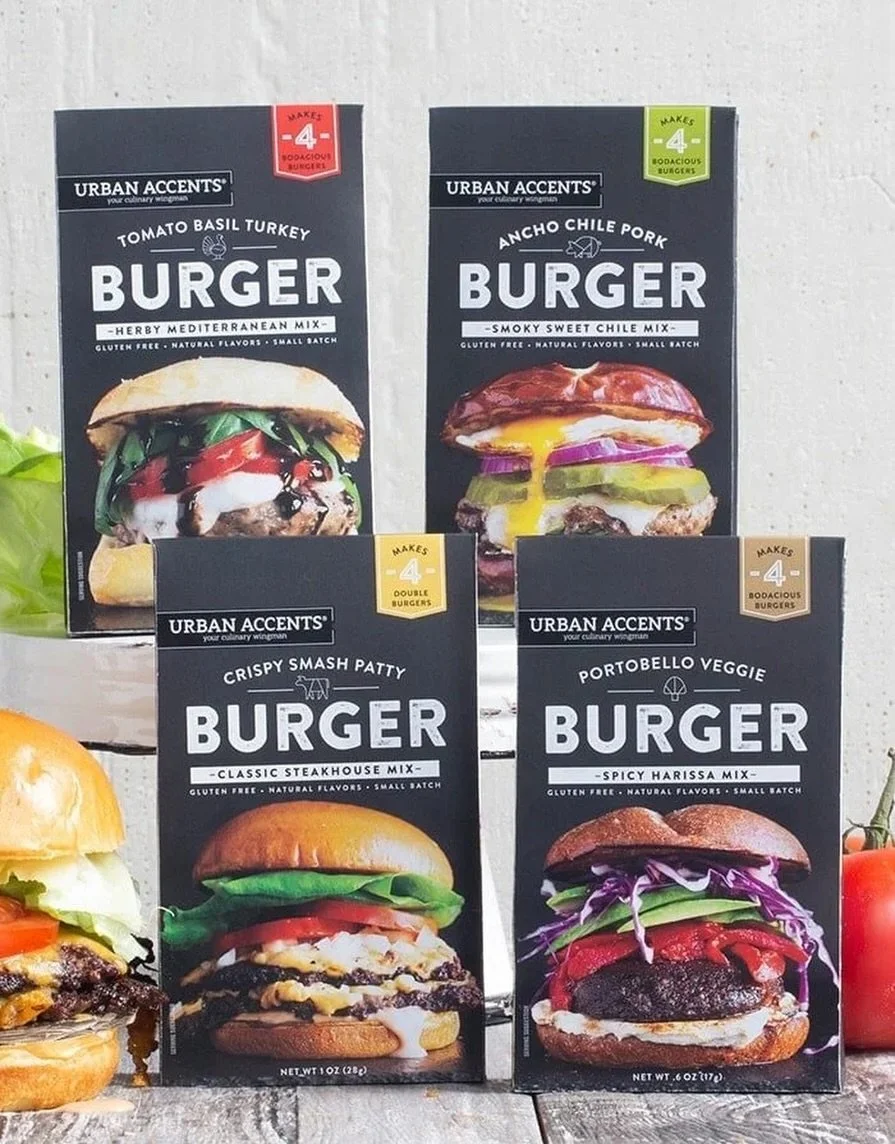 Memorial Day weekend forecast: burgers with a twist! 🇺🇸🔥🍔

From smoky chile to classic smash patties, these @urbanaccentsspices gourmet burger mixes are ready to level up your cookout. Grab your favorites before the grill gets going! ☀️

🏬Shop i