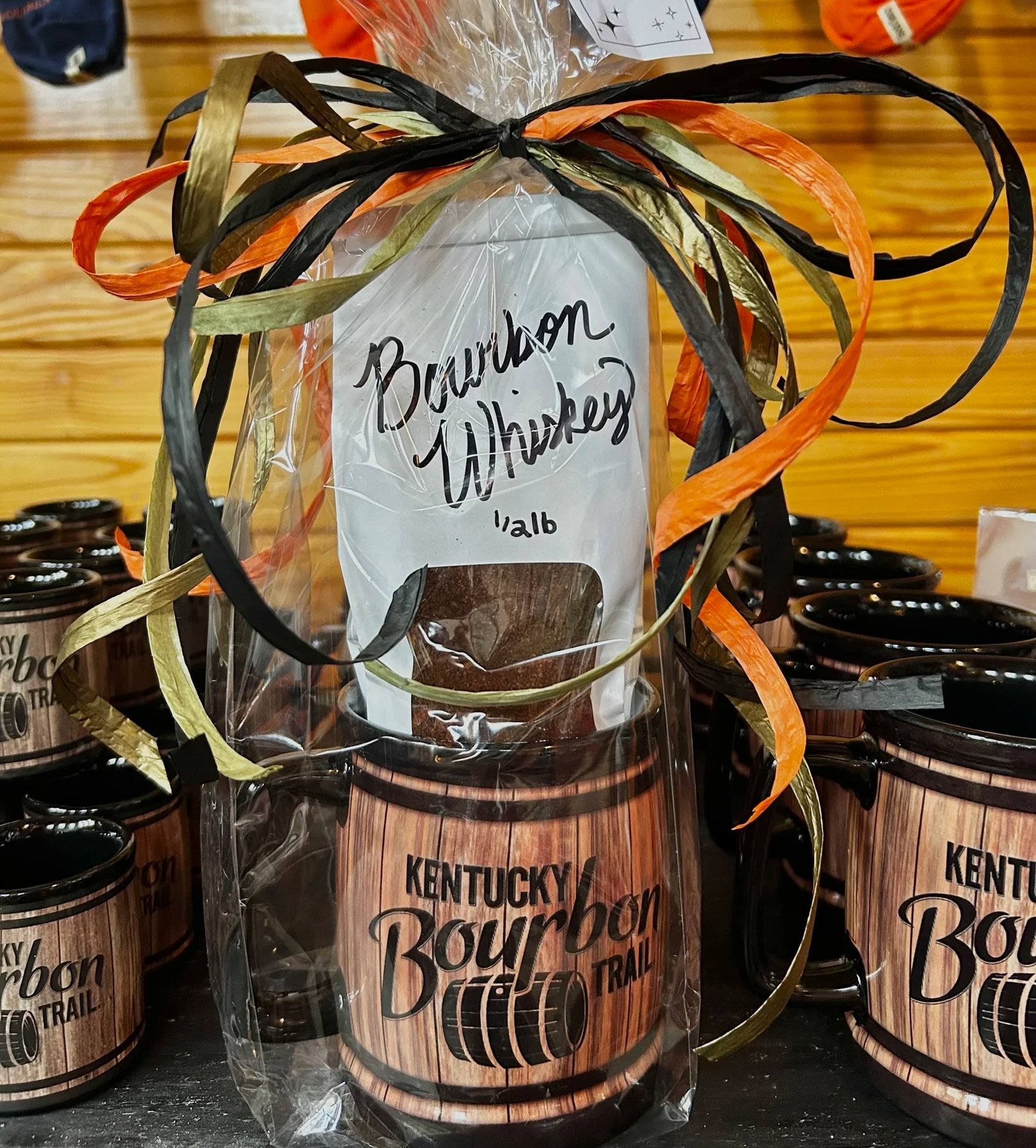 Wake up the Kentucky way!☕️🥃 This cozy set pairs a rustic bourbon mug with smooth bourbon whiskey coffee &mdash; perfect for sipping, savoring, and starting the day with some southern spirit! 

🏬Shop in Store: 321 Broadway, Paducah, KY 📞Call to or