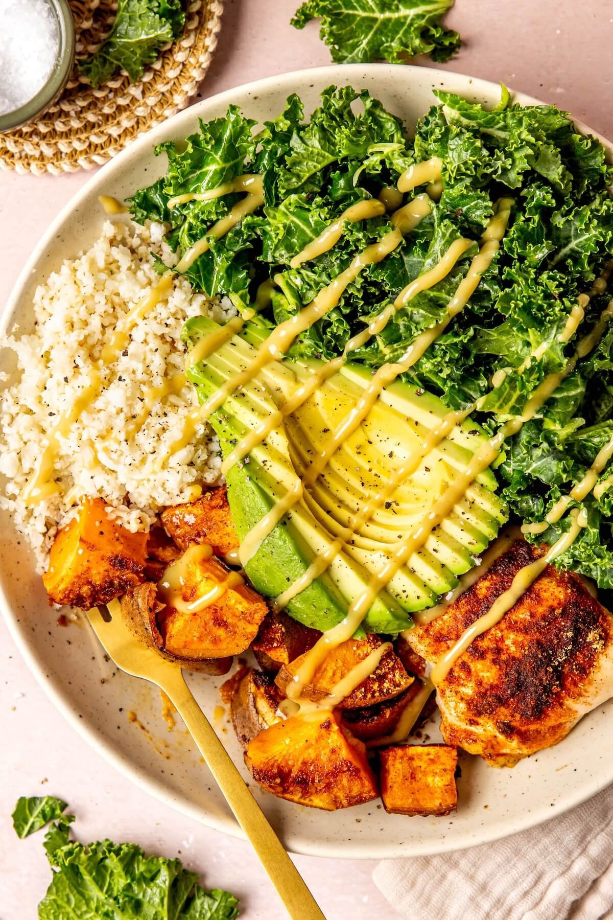 #10 GARLIC BUTTER LEMON CHICKEN POWER BOWL
