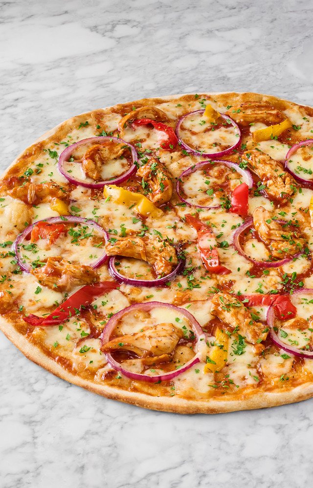 #15 SMOKY BBQ CHICKEN RAINBOW PIZZA