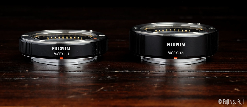 MCEX-11 vs. MCEX-16 Extension Tubes — Fuji vs. Fuji