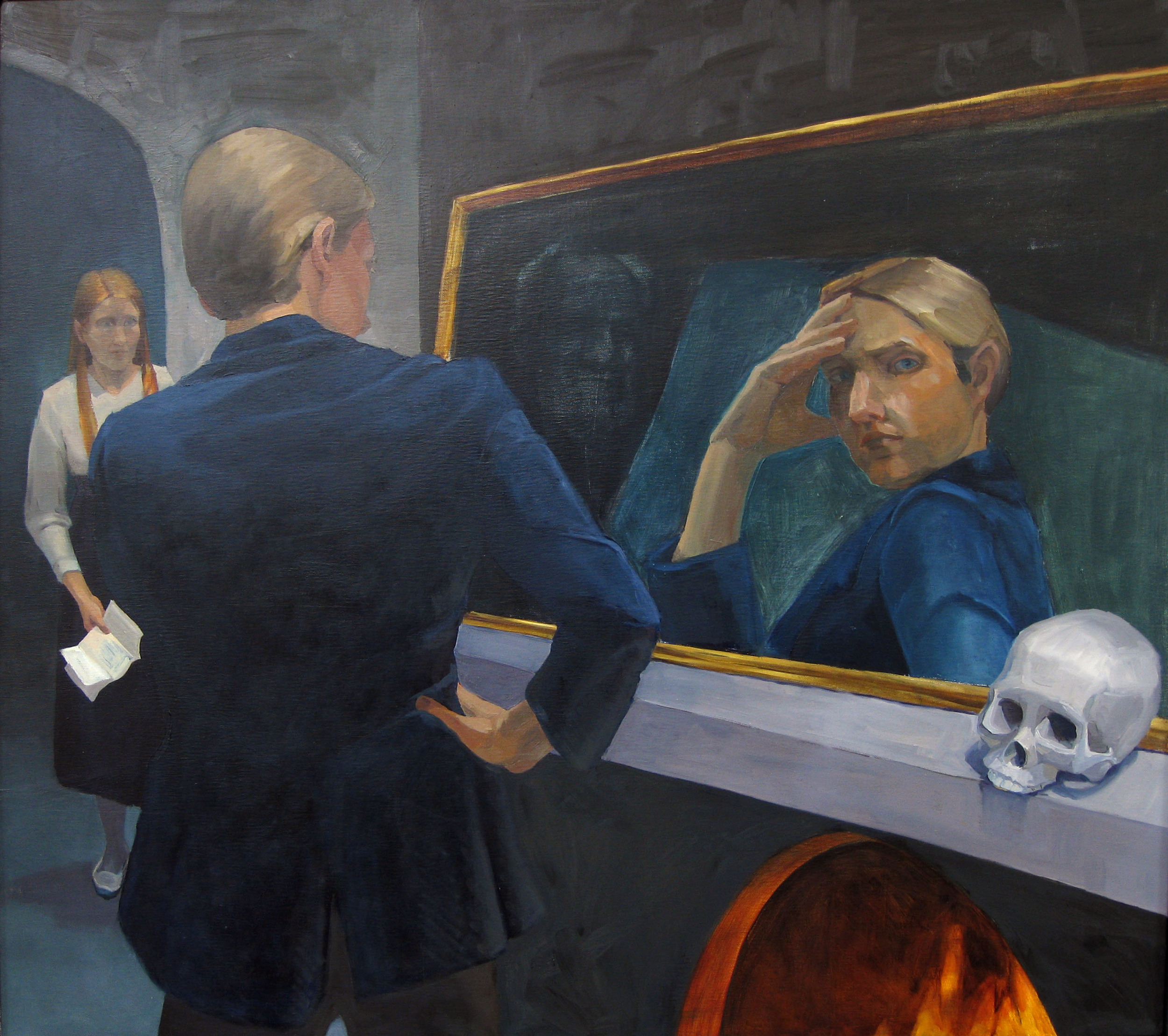 Hamlet, oil on canvas, 30x38