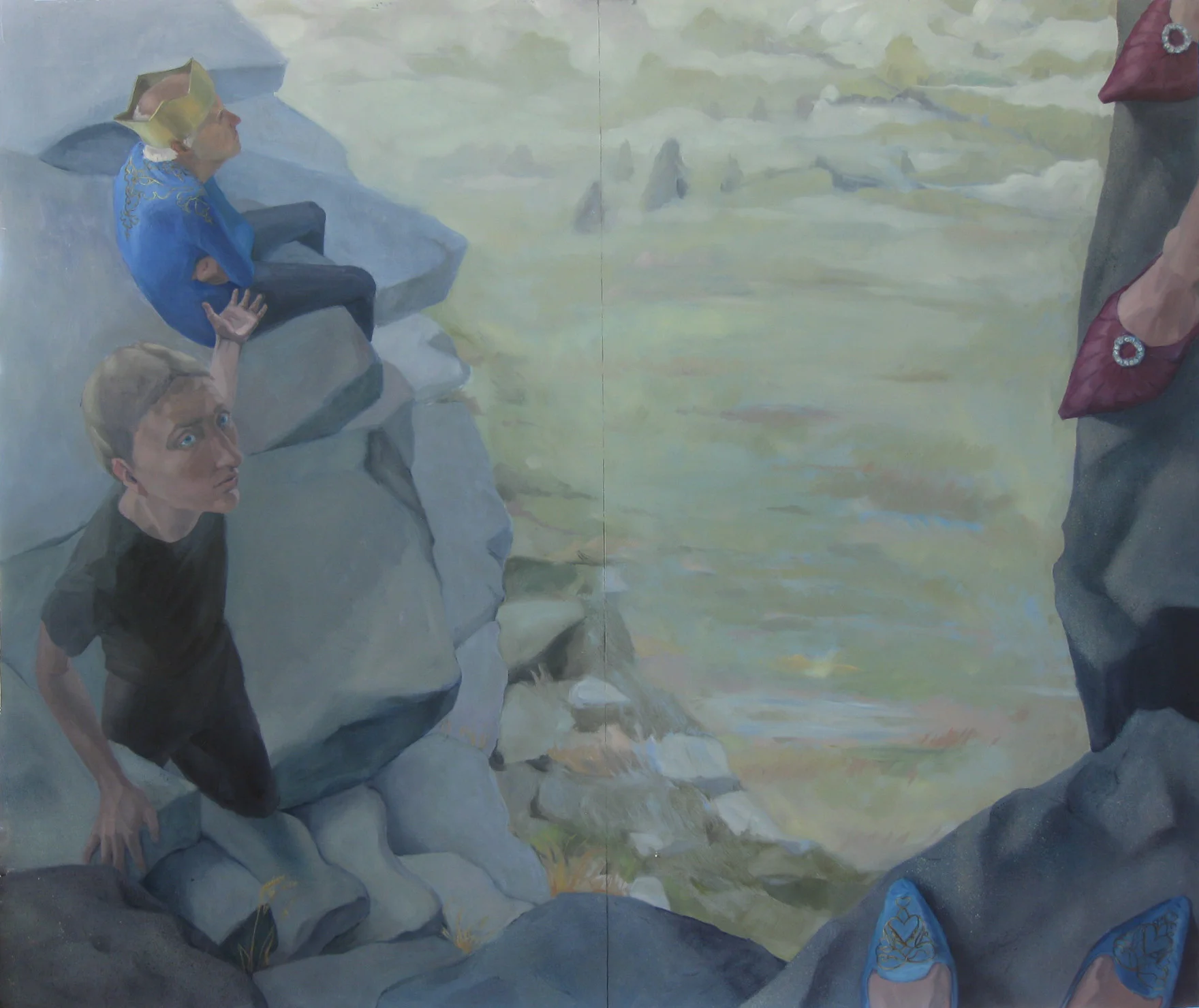 King Lear, oil on panel, 40 x 48