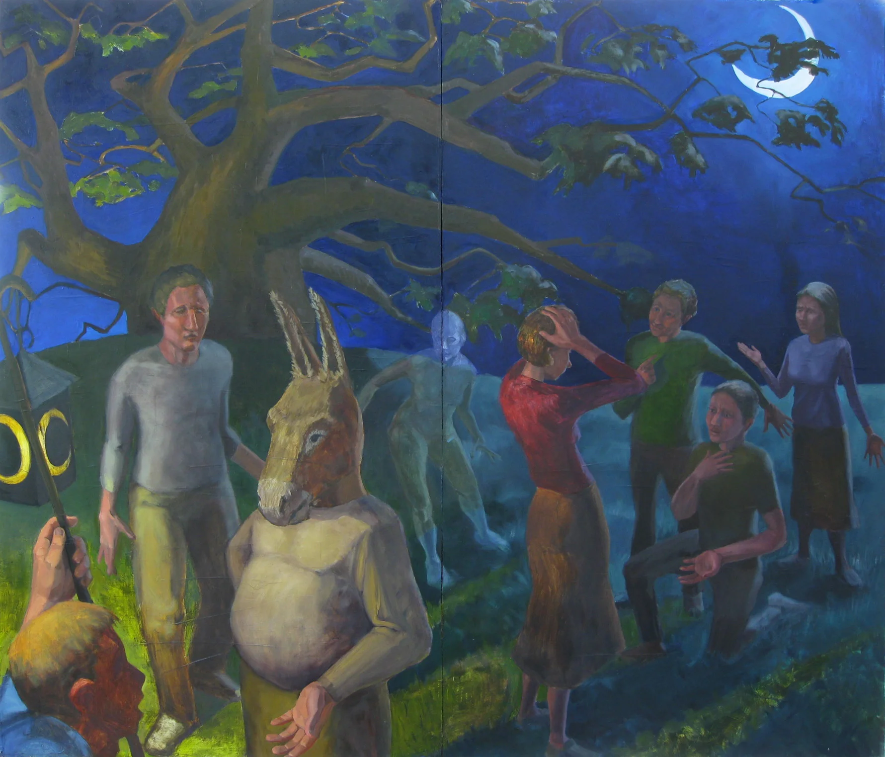 Midsummer Night's Dream, oil on panel, 40 x 48