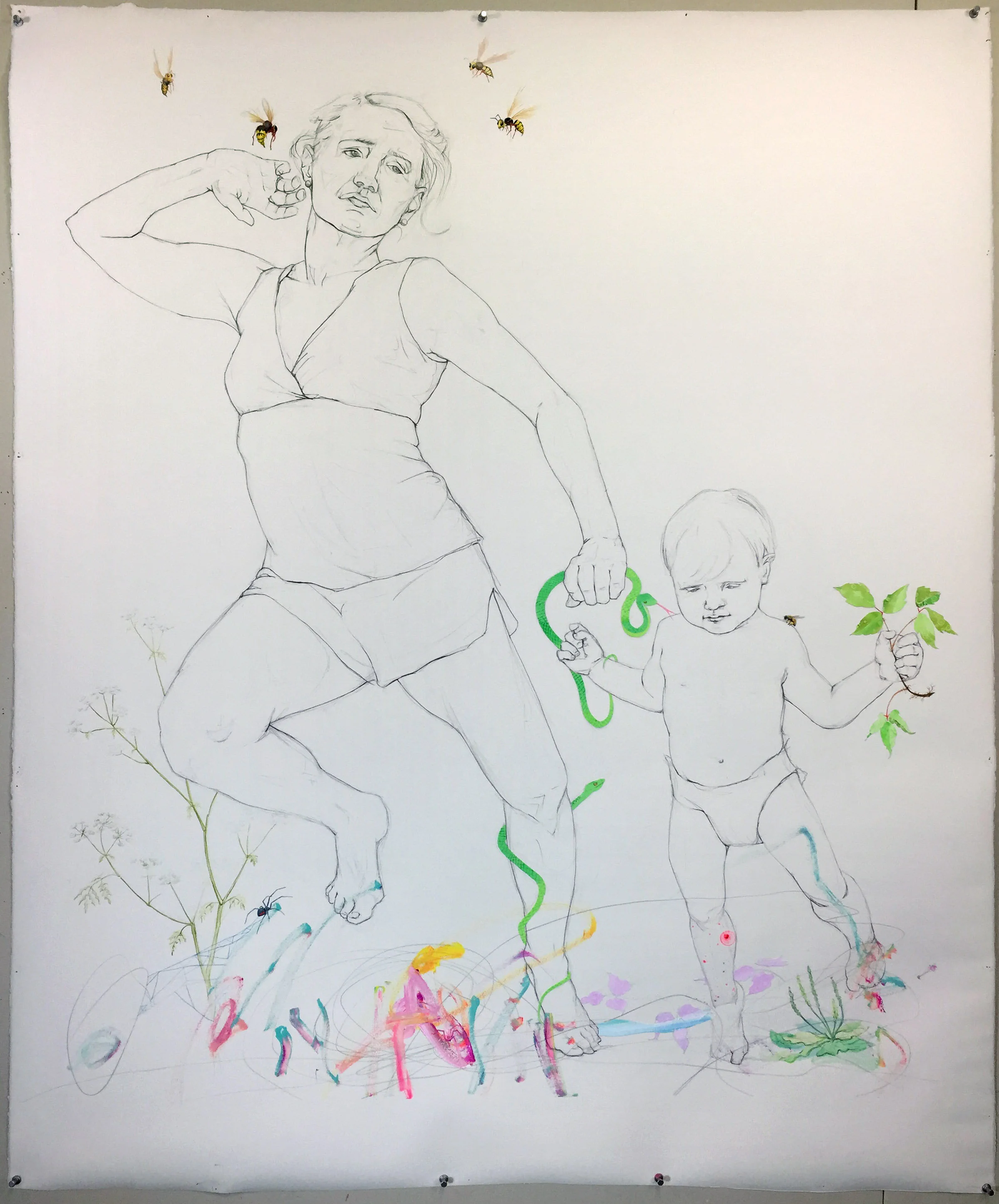 At the Farm (after Laocoön)