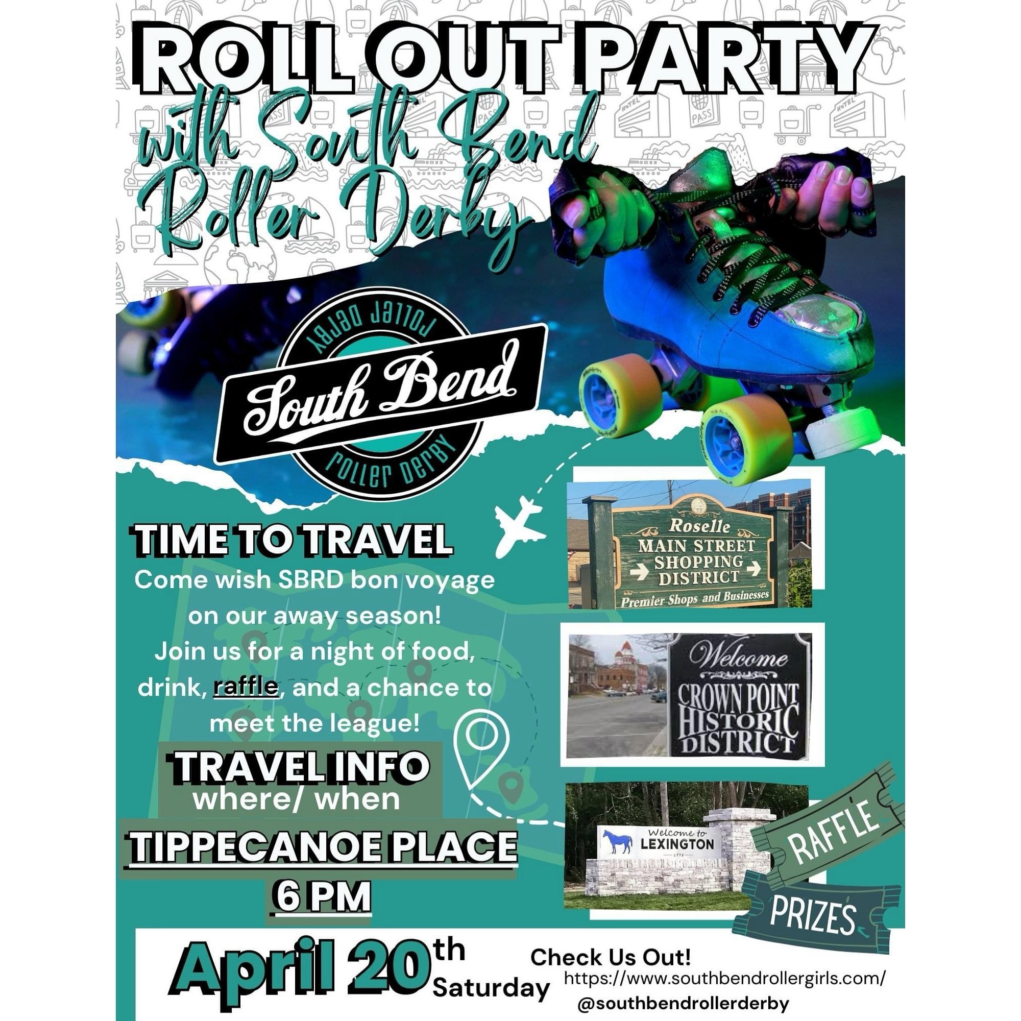 We are a week and a half away from our Roll Out Party! Join us April 20th at the Tippecanoe Place for a night of raffles, foods, drinks and more! We hope to see you there!!