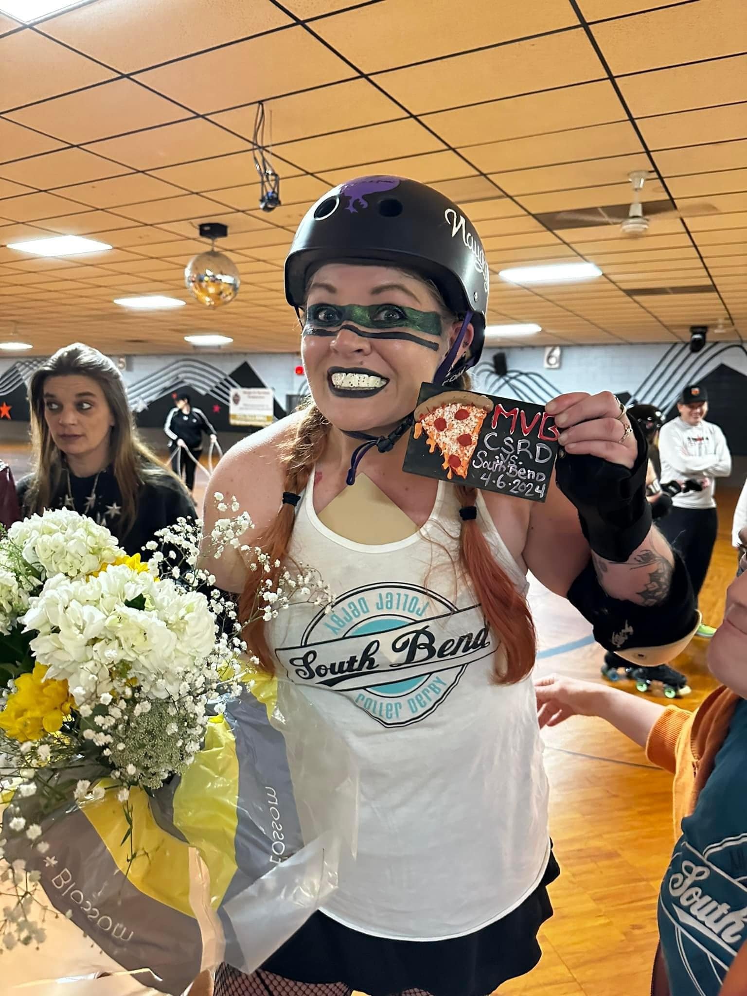 South Bend Roller Derby would like to wish a very Happy Birthday to #777, Naughty Nelson. 

We hope you have a wonderful day today!