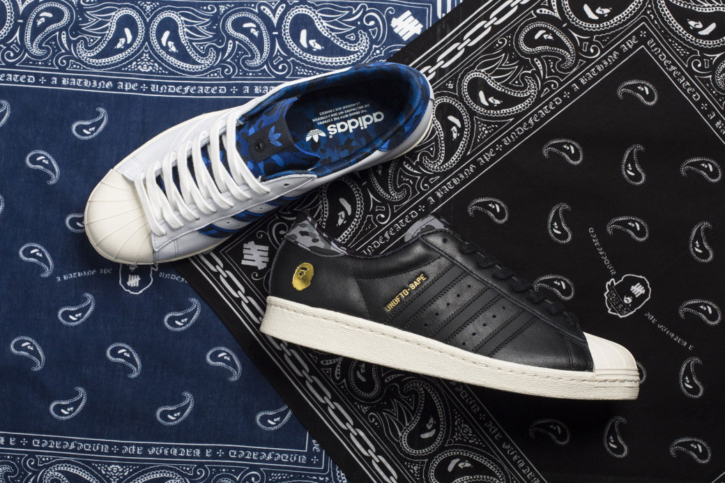 UNDFTD x BAPE x Adidas Consortium Superstar 80s