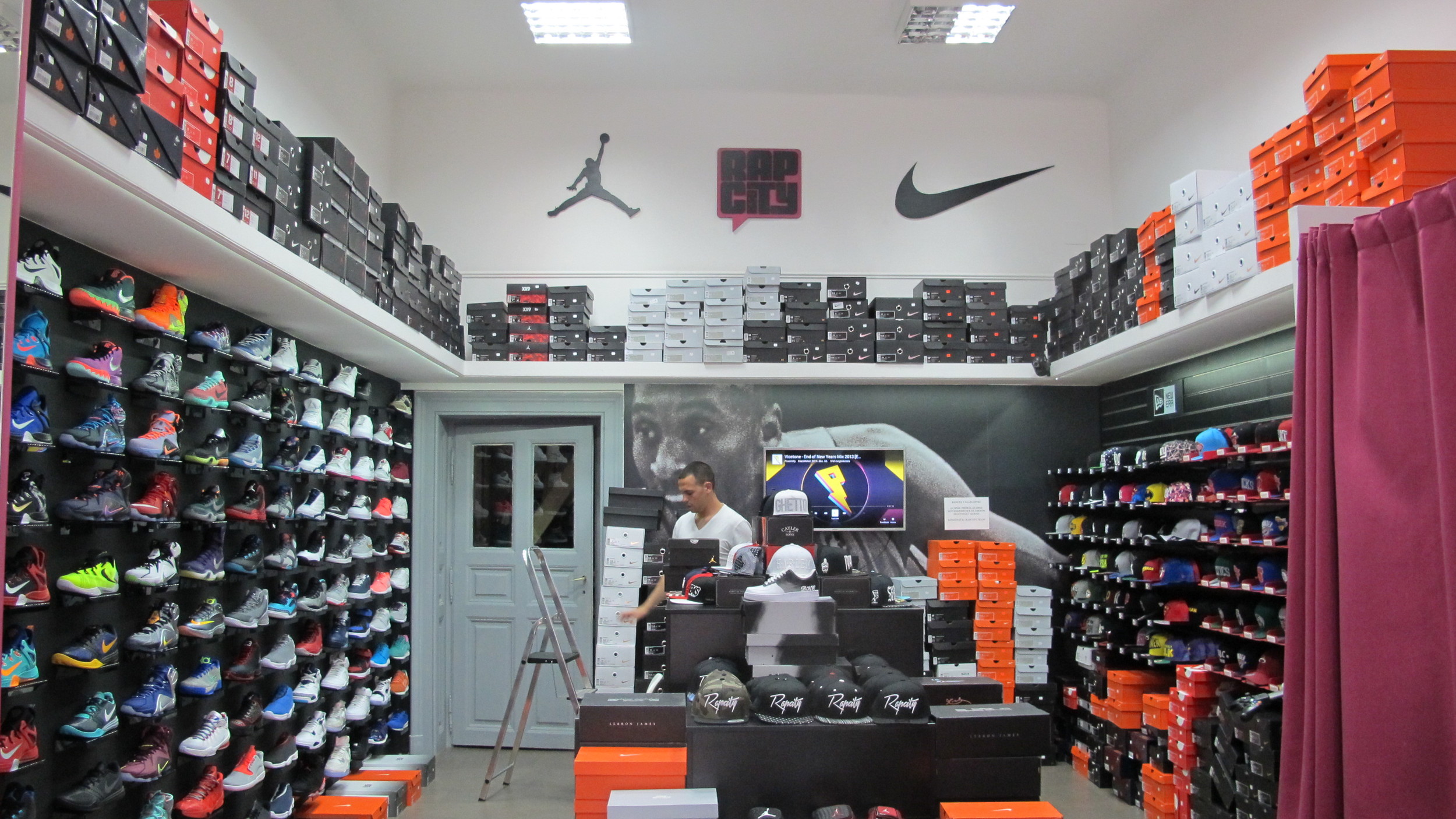 Sneaker shopping in Budapest, Hungary 