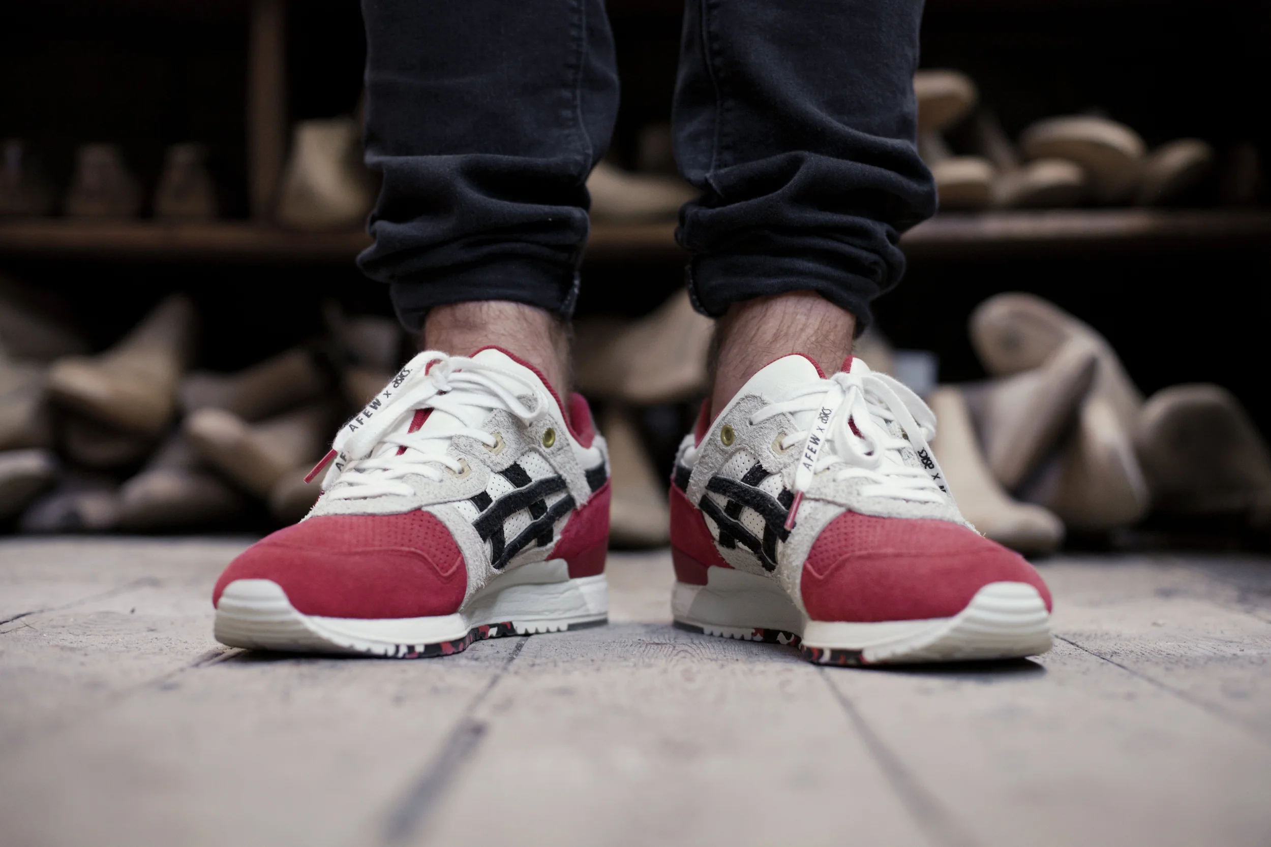 asics koi red