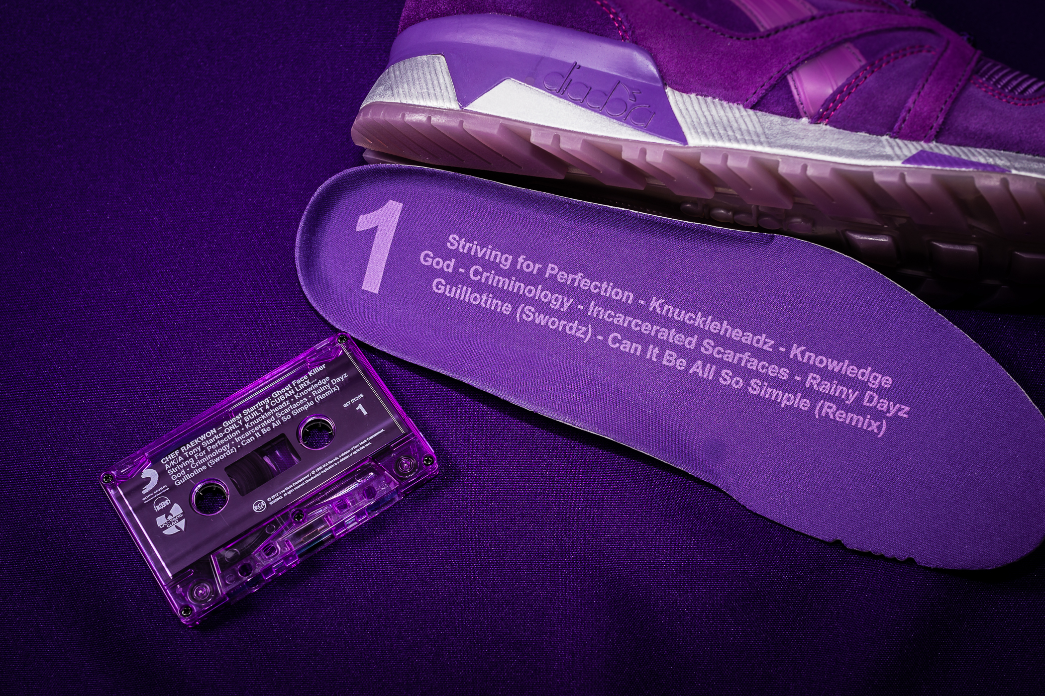 Packer Shoes x Raekwon x Diadora  “Purple Tape”. — Oslo Sneaker Fest