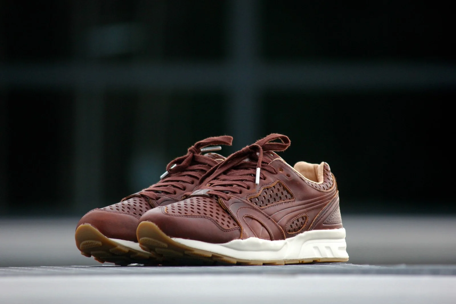 puma trinomic leather