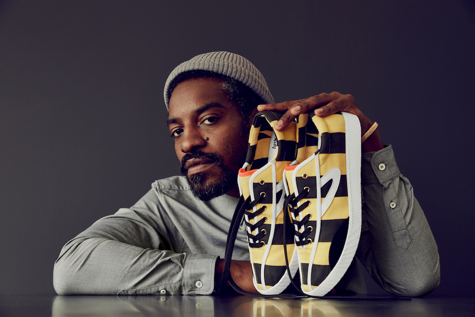 Andre 3000 x Tretorn "I Andre Benjamin will not draw in class" .