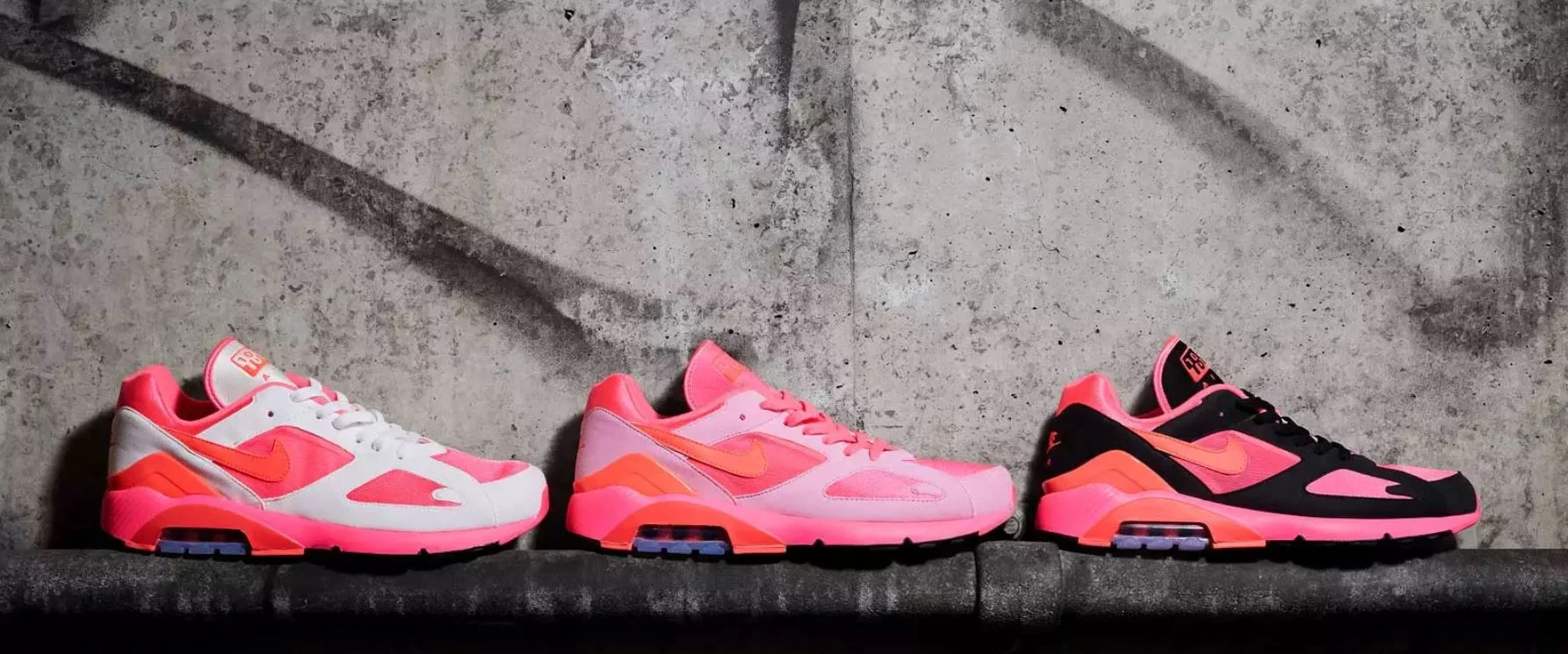 air max 180 cdg on feet