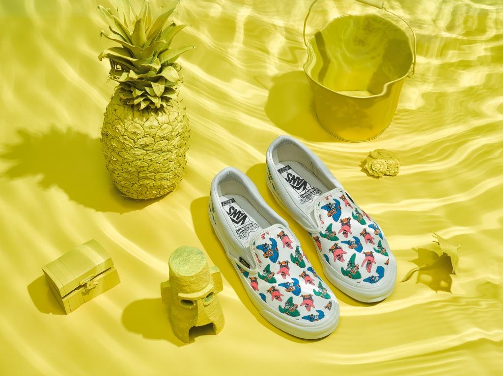 vans vault spongebob slip on