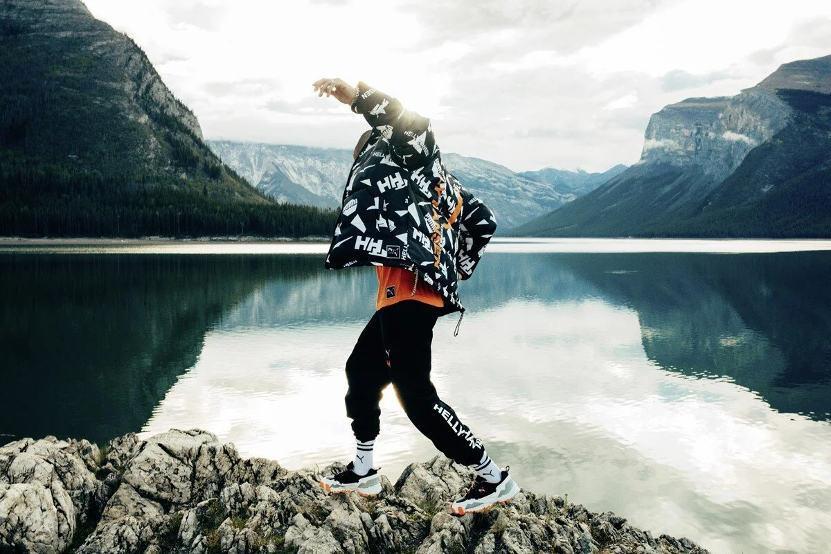 puma helly hansen on feet