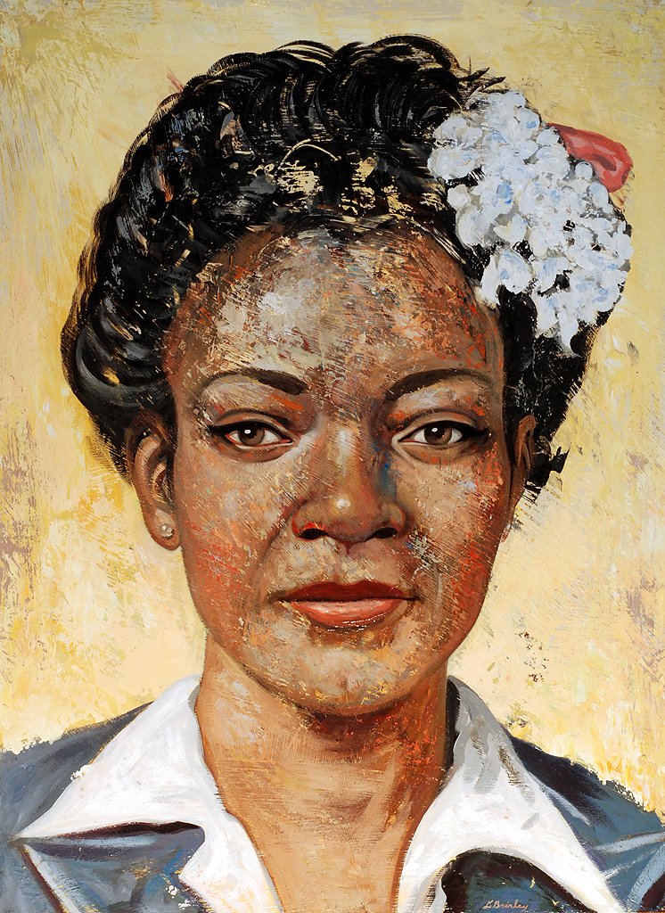   Ruth    Acrylic on wood   Selected 3x3 annual #10 
