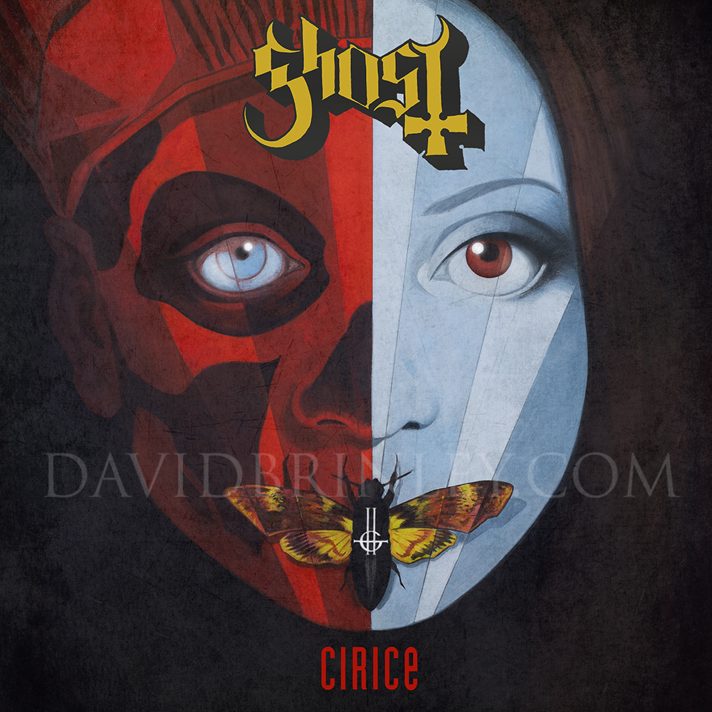   GHOST | Cirice &nbsp;  Acrylic on paper and digital  Official CD single cover  Loma Vista Recordings  2016 58th Annual GRAMMYs award winner:&nbsp;'Best Metal Performance'    