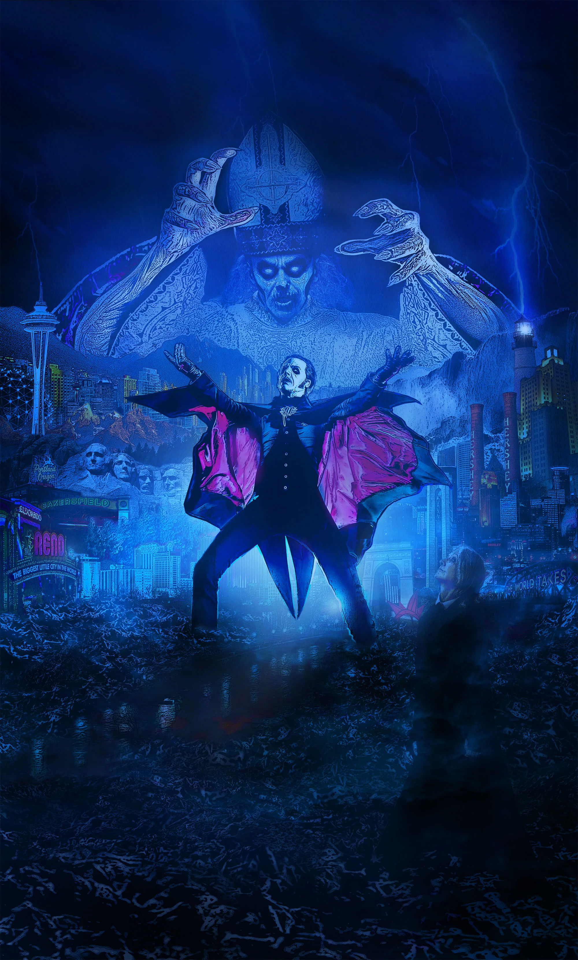 GHOST | The Ultimate Tour Named Death | North America 2019 | teaser Acrylic and digital