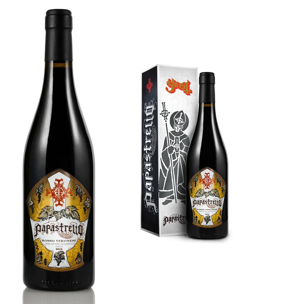 GHOST | Papastrello giftpack Ink on paper and digital Official Papastrello hand lettered logotype, illustration, and design for front and back labels and box packaging Brands For Fans (Sweden) | 2016