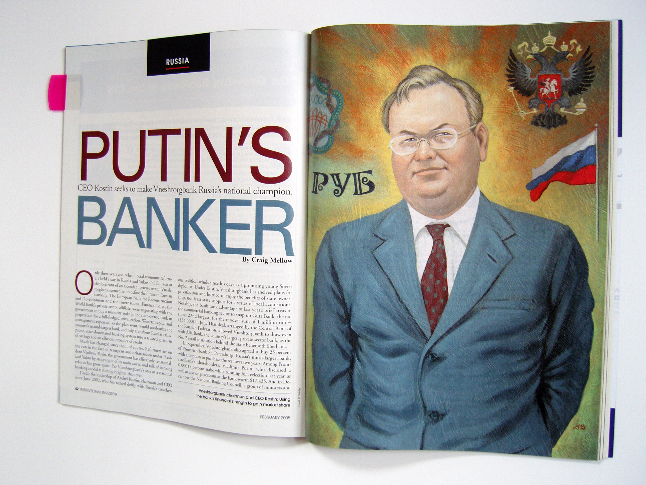   Putin’s Banker  | Institutional Investor magazine 
