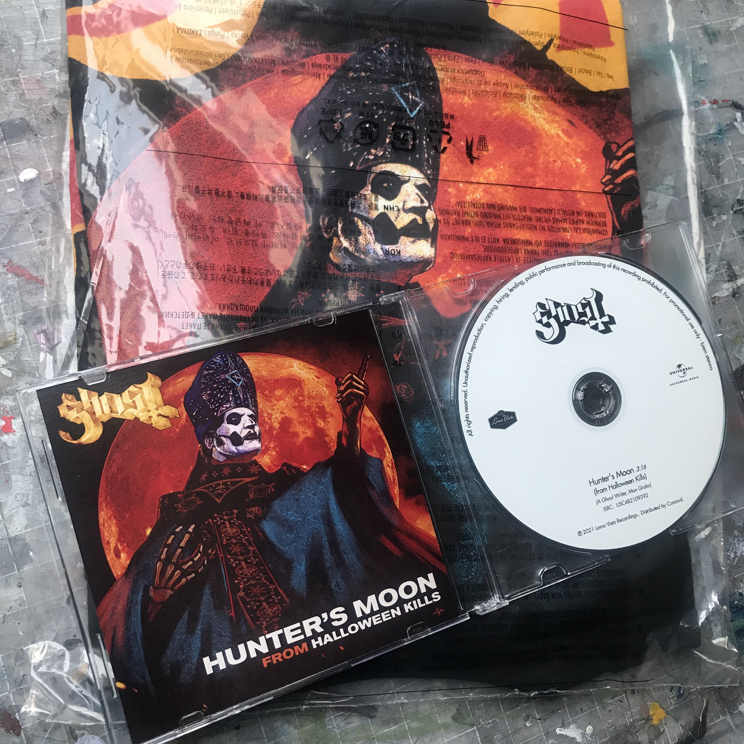   GHOST |  Hunter’s Moon   |  Promo CDr single |  from the Halloween Kills movie soundtrack    