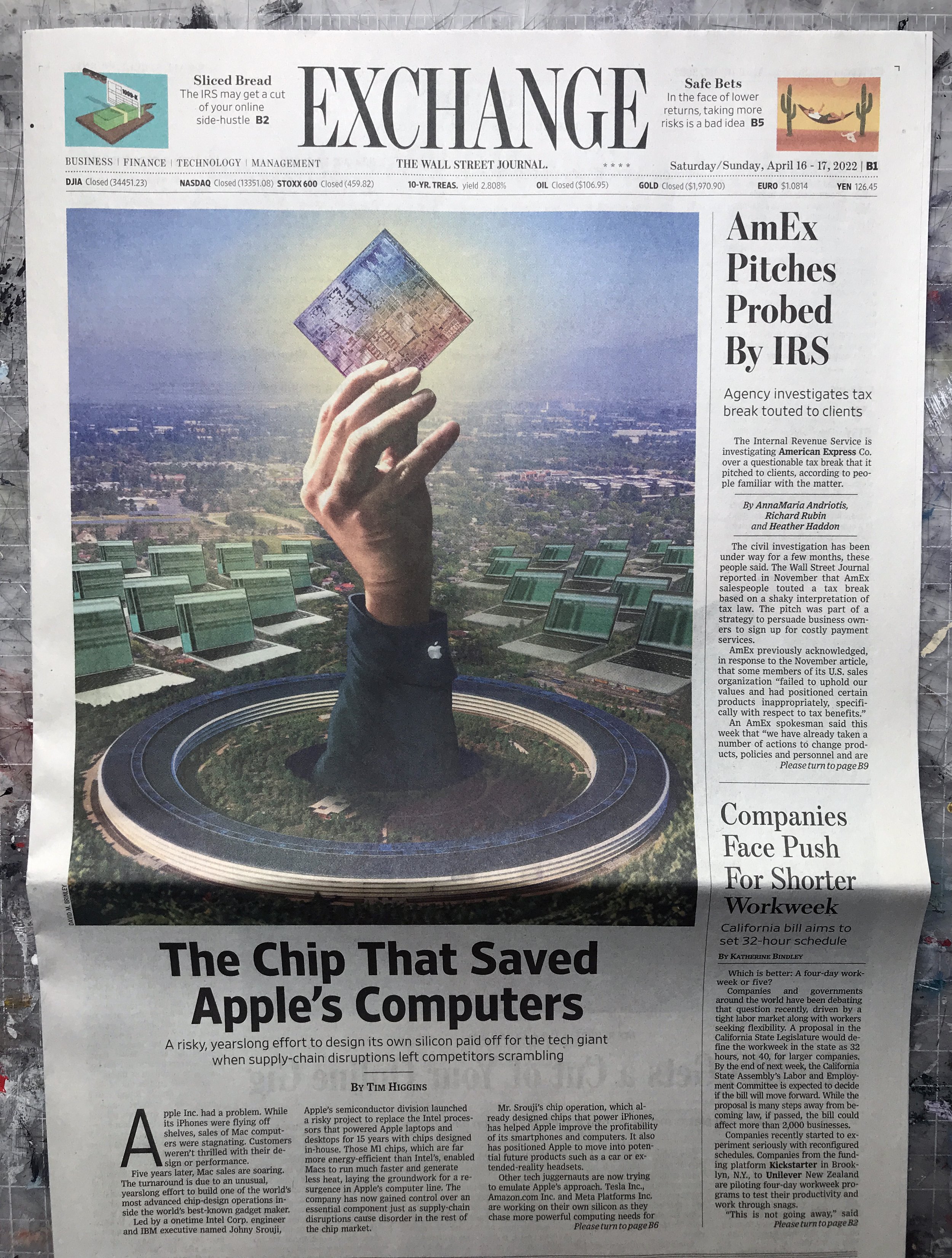   The Chips That Rebooted the Mac |  Apple’s risky, yearslong effort to design its own silicon paid off when supply-chain disruptions left competitors scrambling | April 16, 2022 