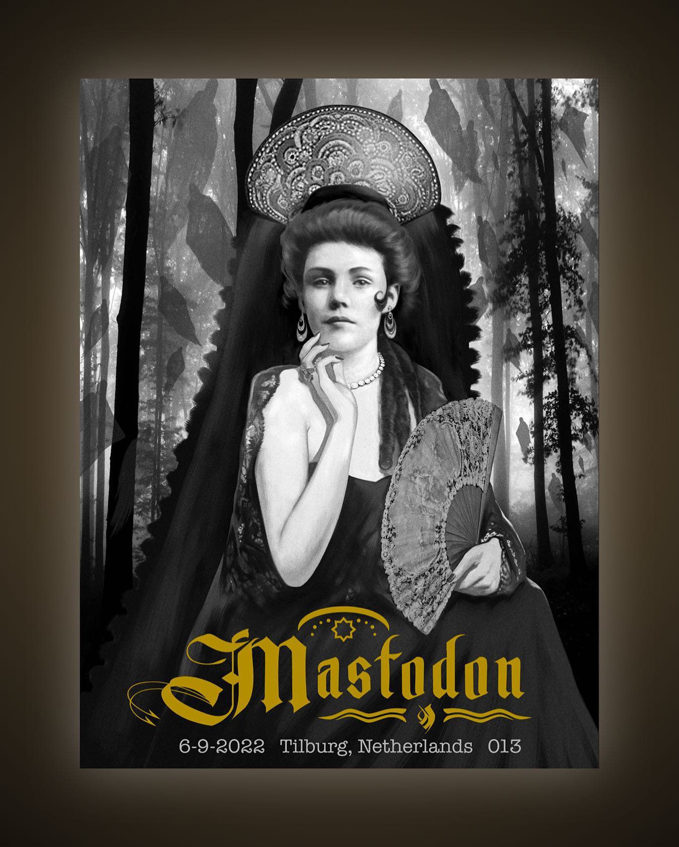   MASTODON 2022 Limited Edition Print Series | June 6 Tilburg, Netherlands 013 | (USA date format for market)  