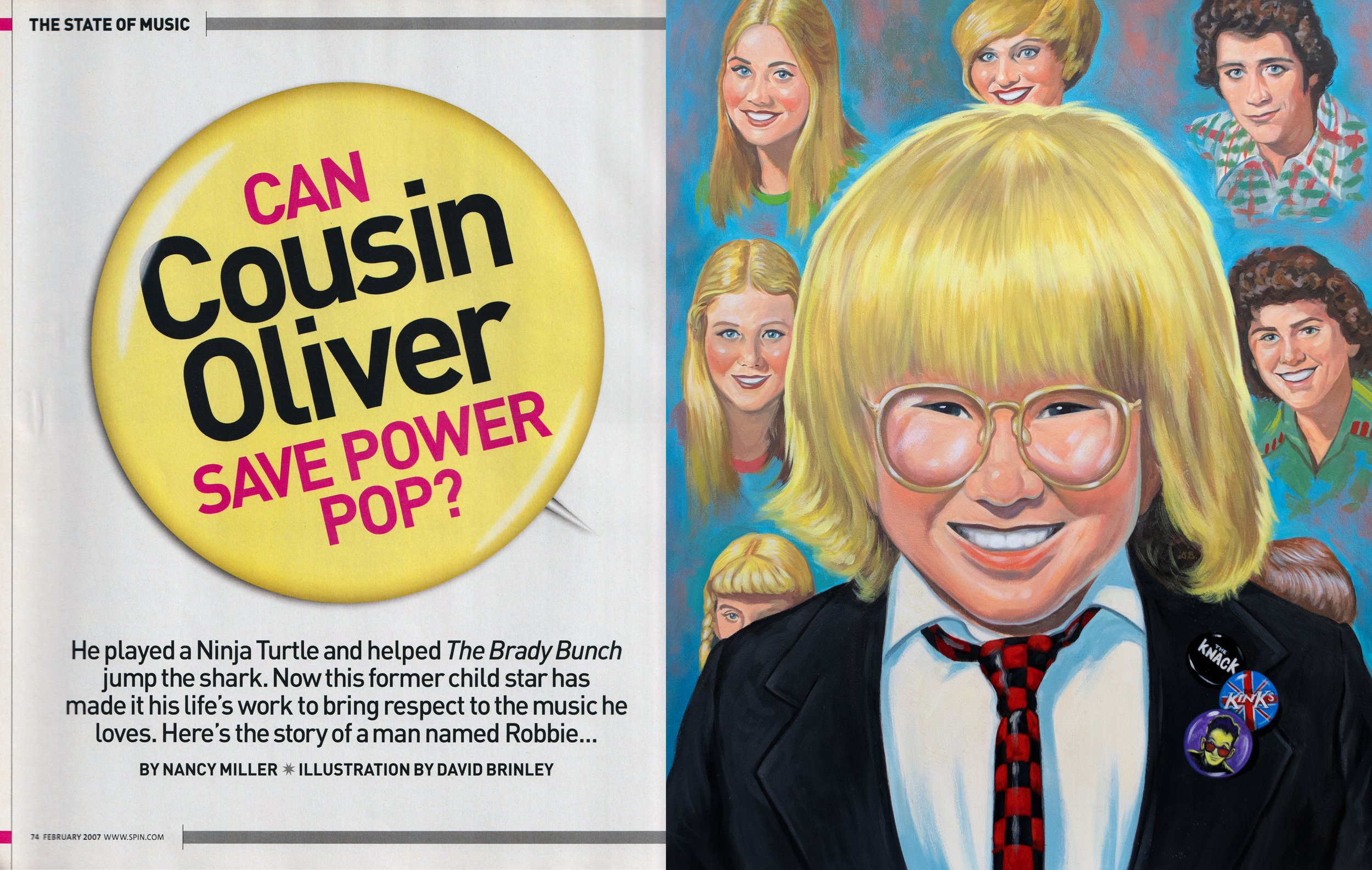   Can Cousin Oliver Save Power Pop?  | SPIN magazine | February 2007 