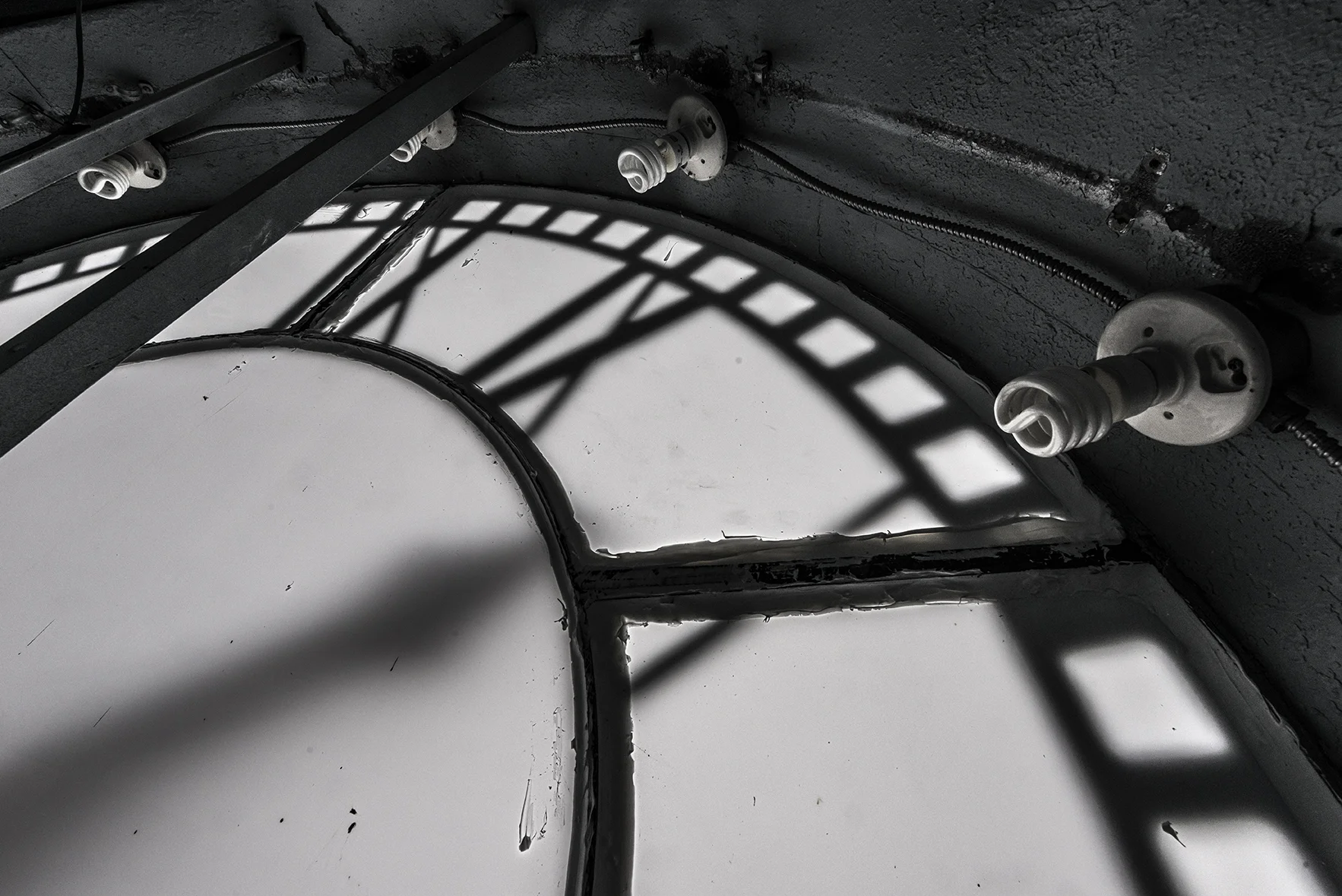  Inside a clock tower, late early in the morning, tick-tock, tick-tock.  