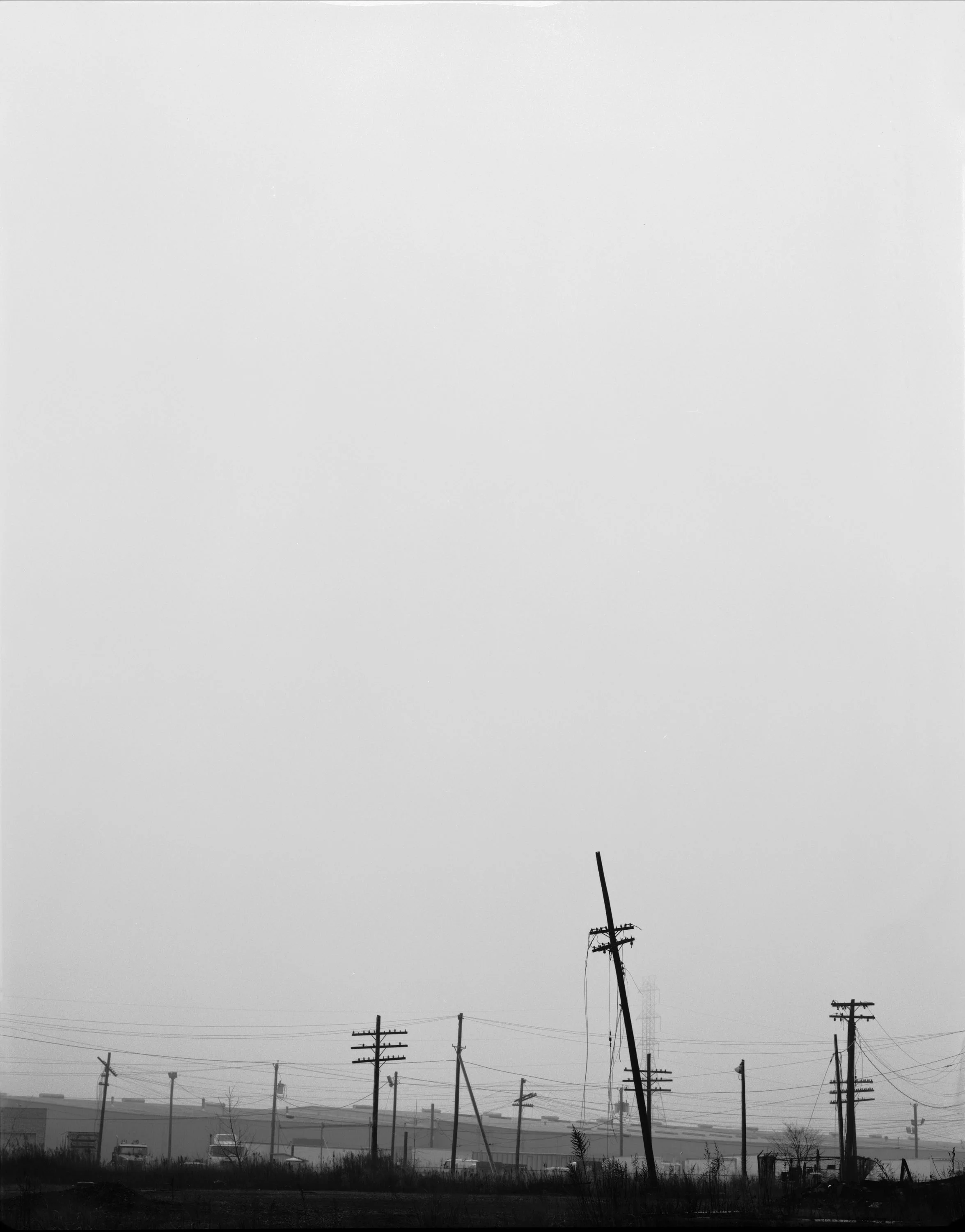 Greyscape II (Poles), 1991, Silver Print, 47-1/2 x 37-1/2 inches
