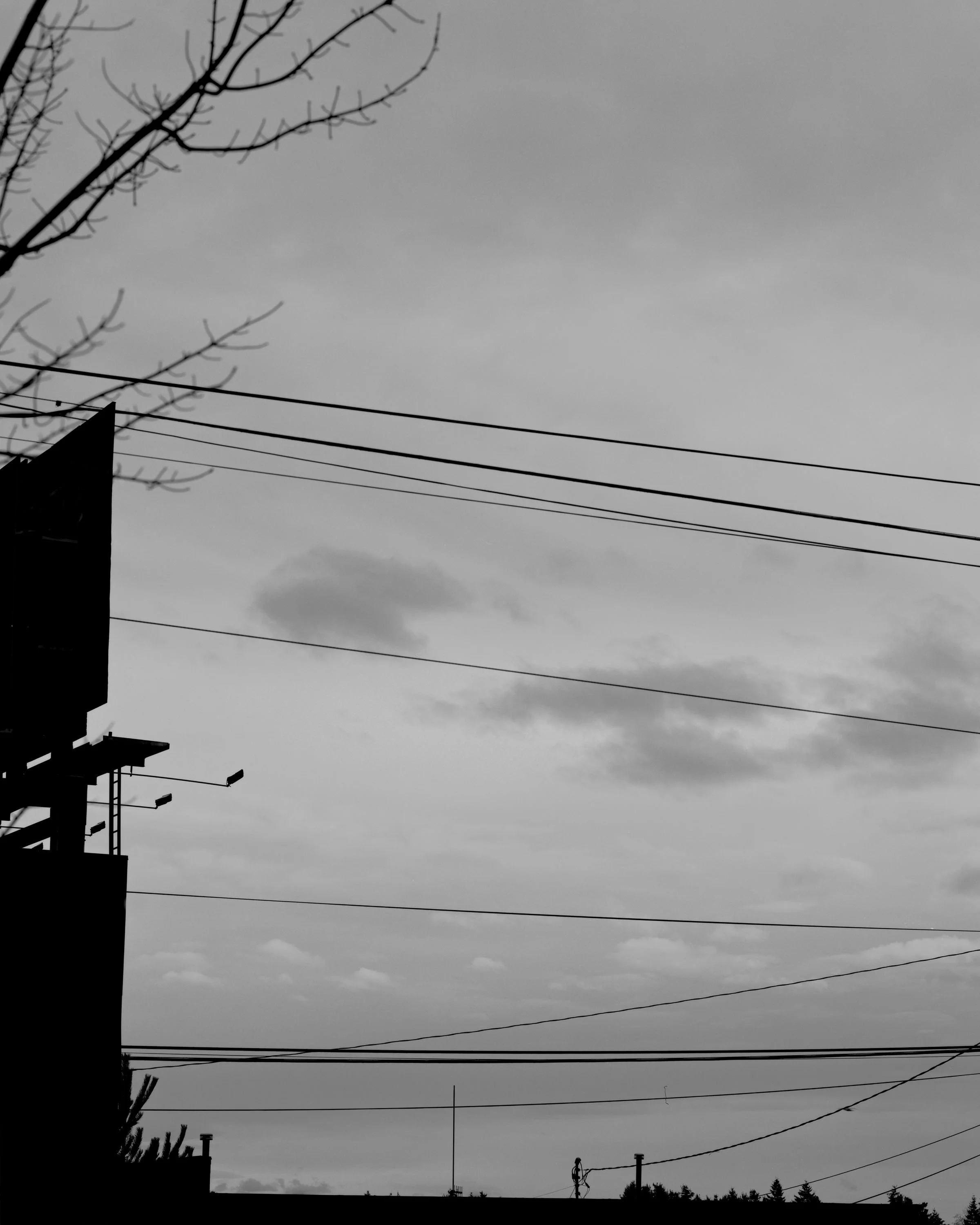 Greyscape (Billboard), 1991, Silver Print, 47-1/2 x 37-1/2 inches