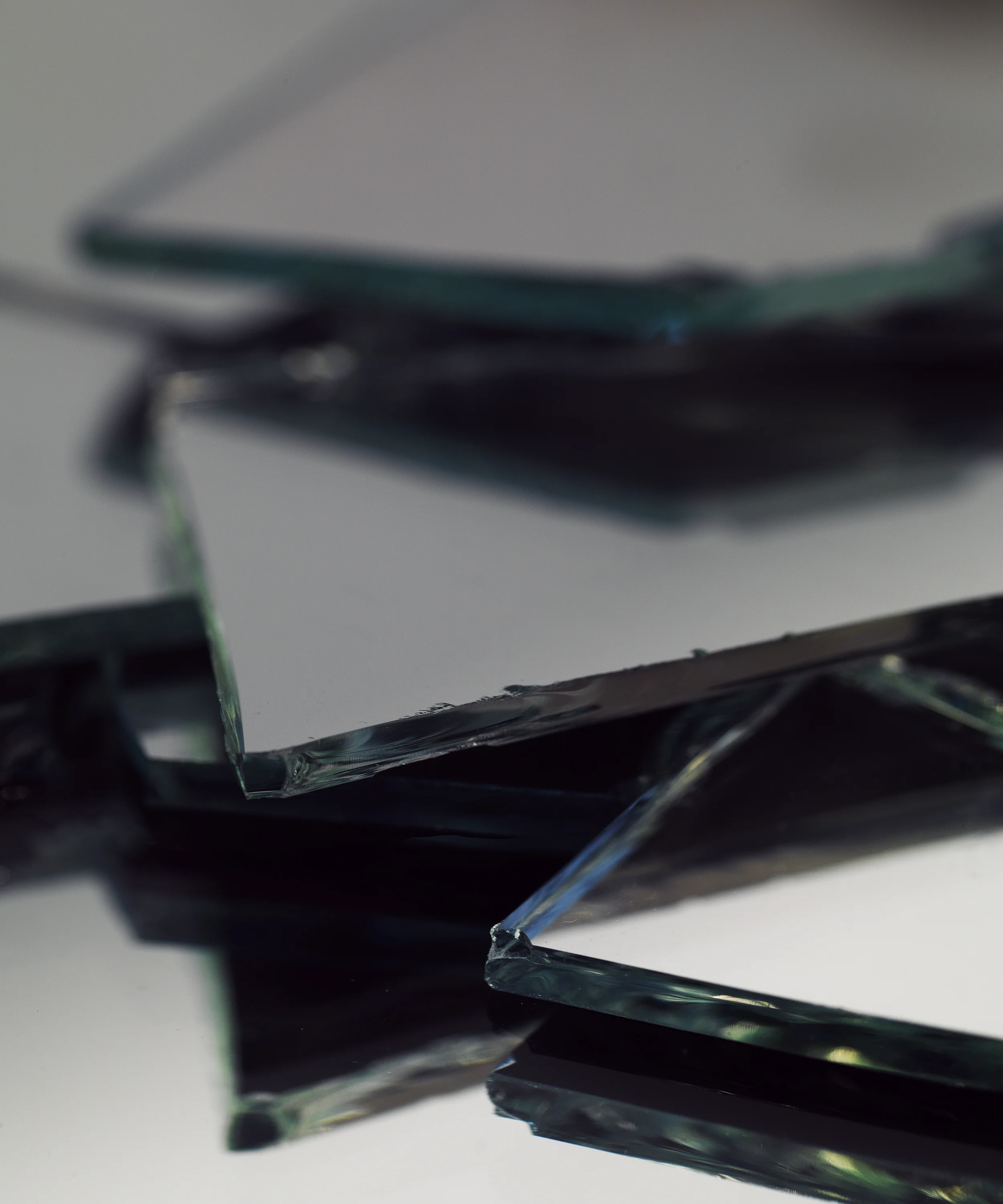 Broken Mirror on Mirror (010), 2013, Archival inkjet print mounted on 4-ply rag board, 20 x 24 Inches