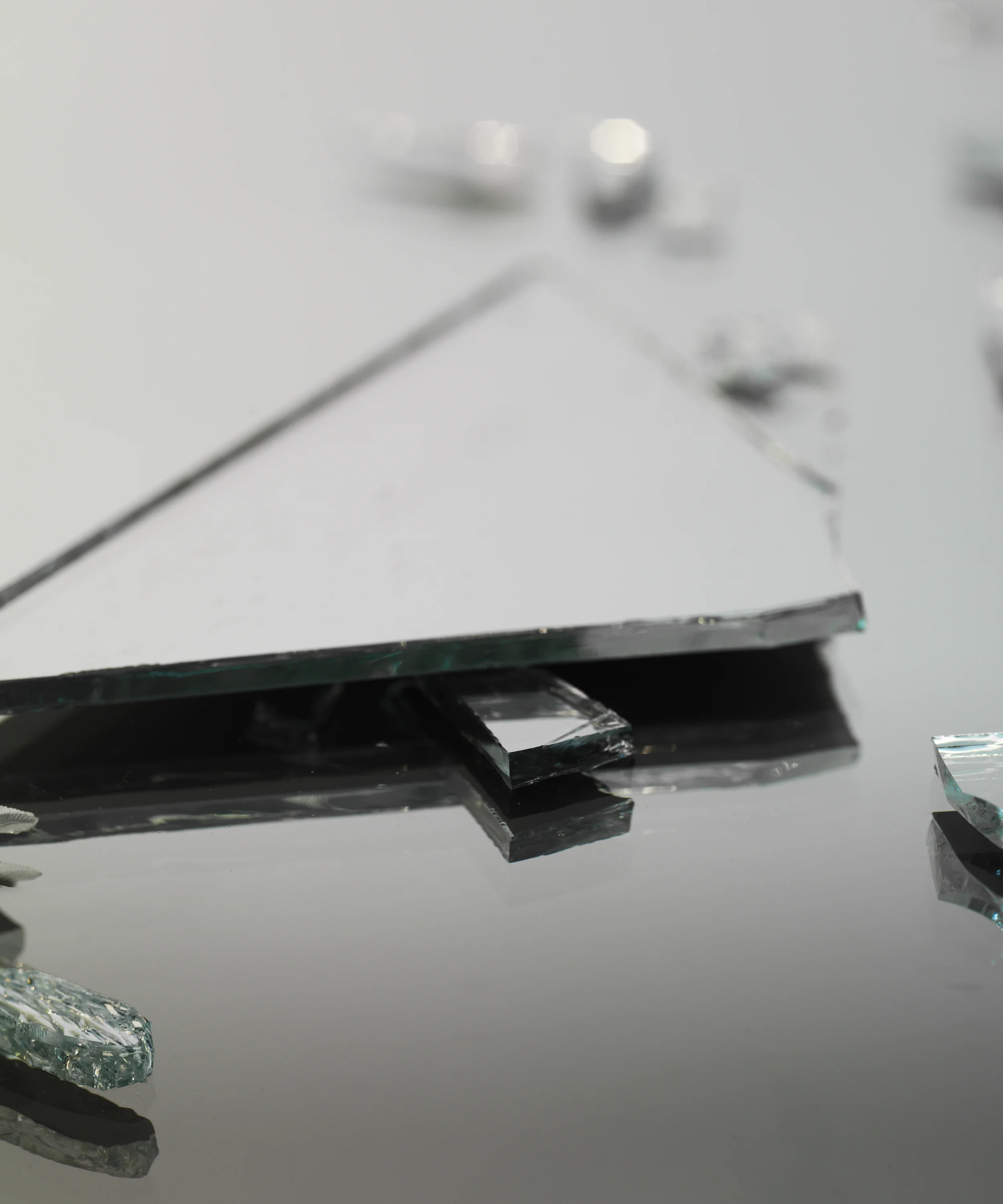 Broken Mirror on Mirror (09), 2013, Archival inkjet print mounted on 4-ply rag board, 20 x 24 Inches