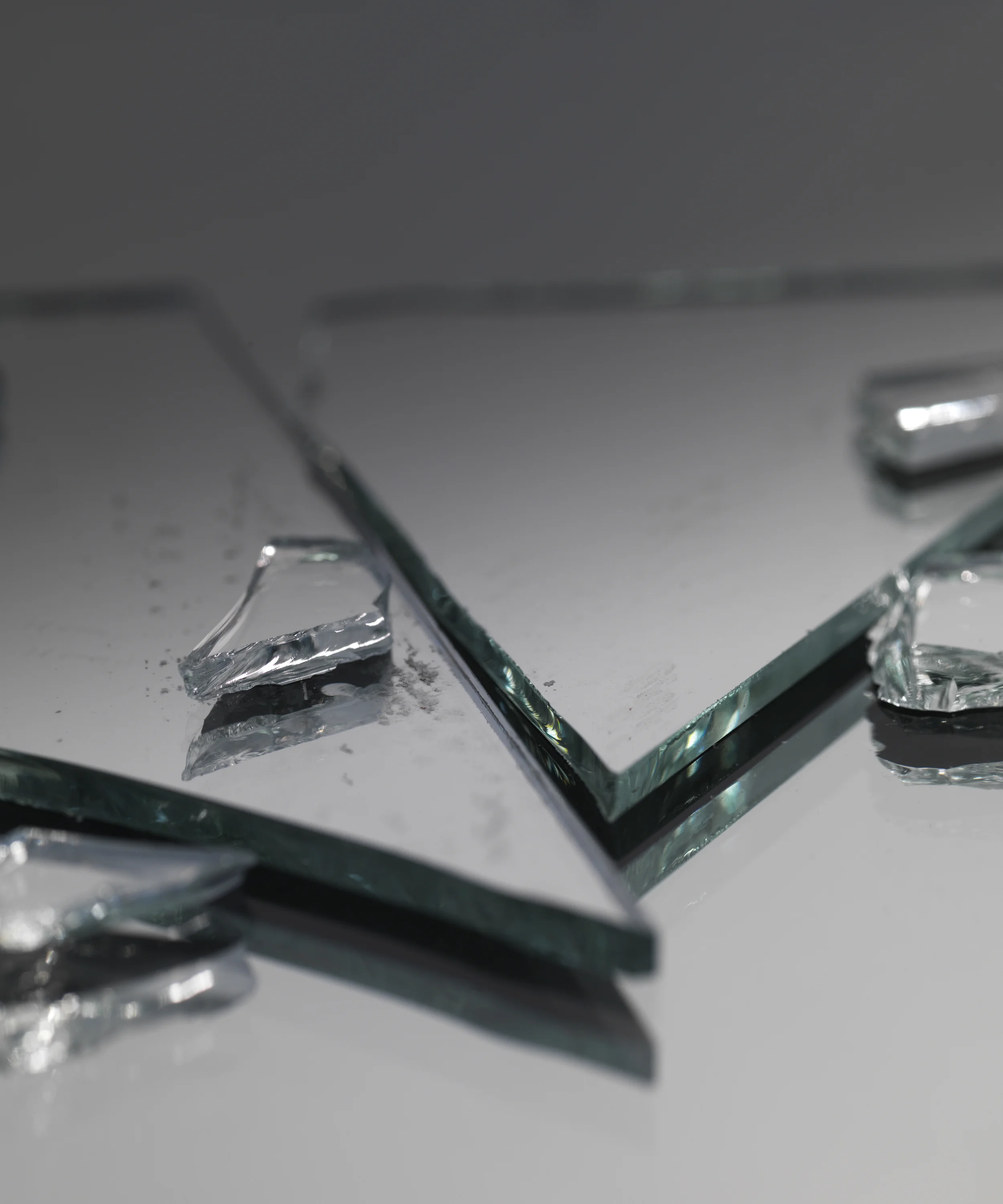 Broken Mirror on Mirror (012), 2013, Archival inkjet print mounted on 4-ply rag board, 20 x 24 Inches