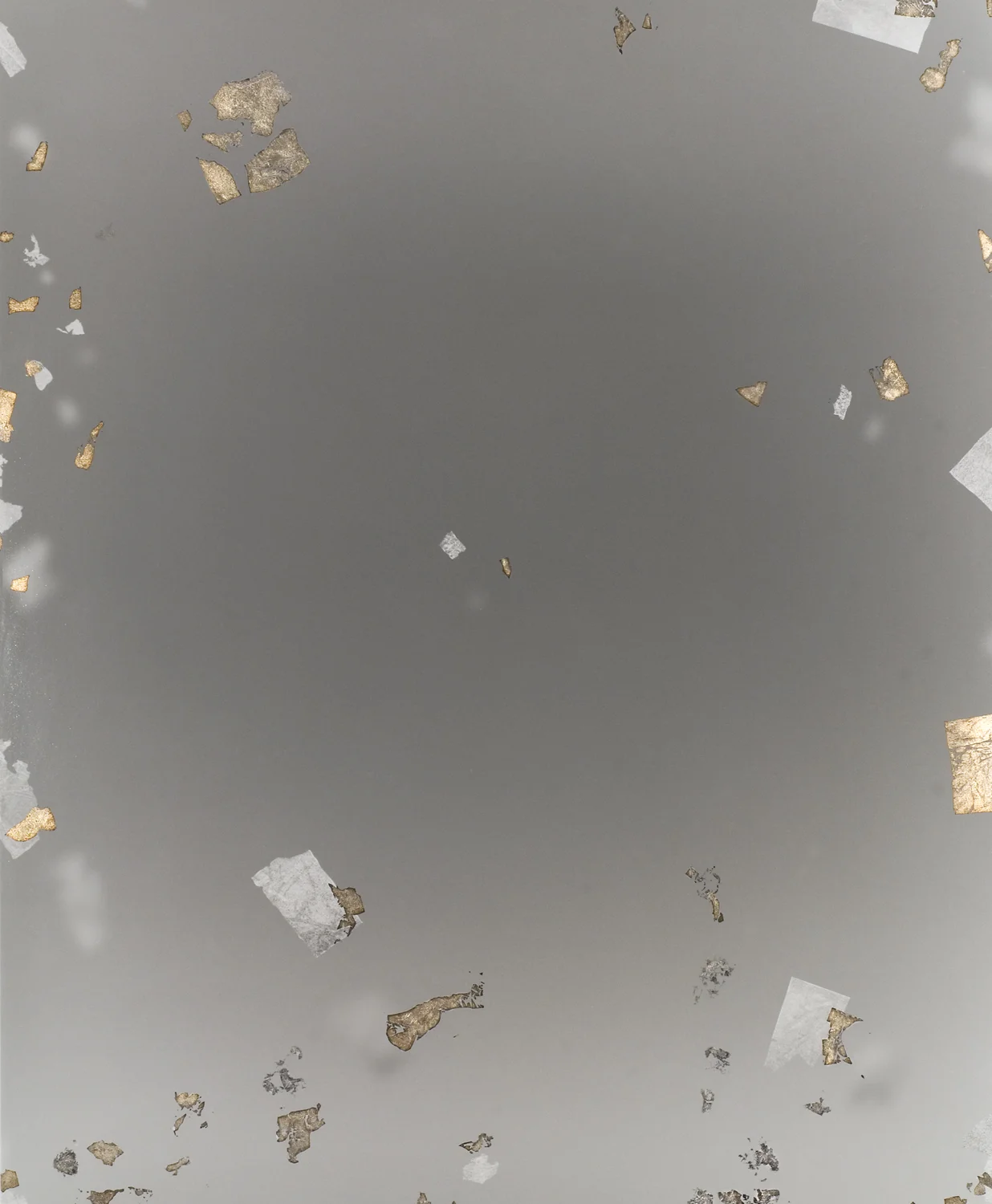 Silver Print (For Fenton), 2007, silver leaf & wax on silver print, 24 x 20 inches