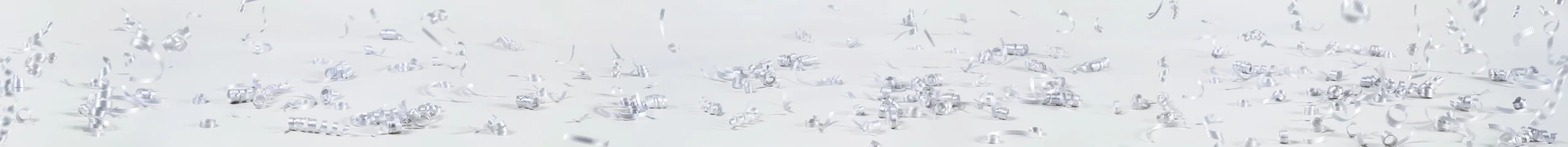 White Ribbon Falling, 2012, Archival Ink Jet Print, 11 x 117 Inches