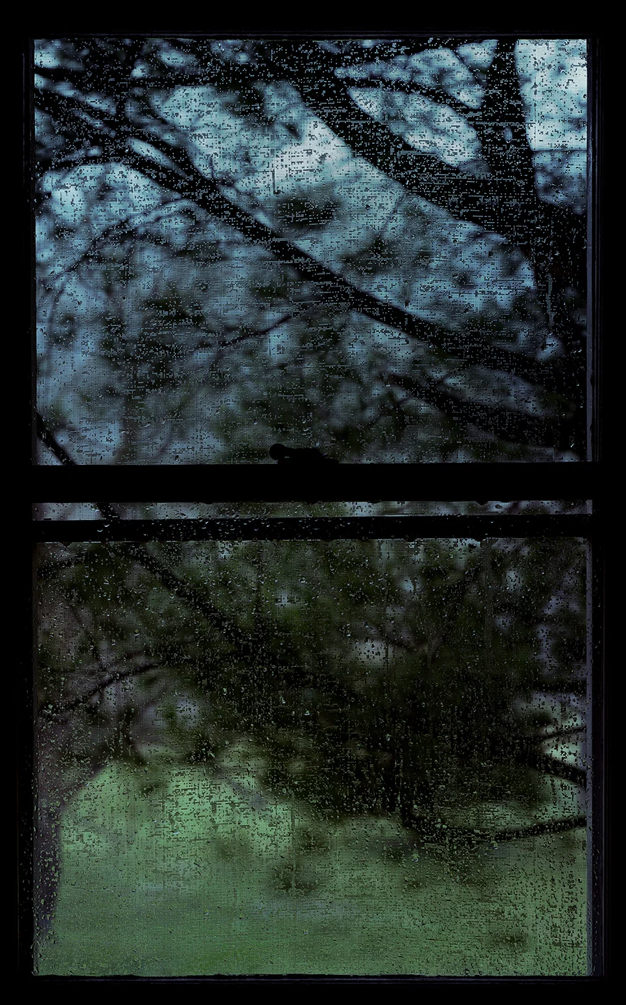 Rain Window II, 1989, C-Print, 65 x 40 Inches