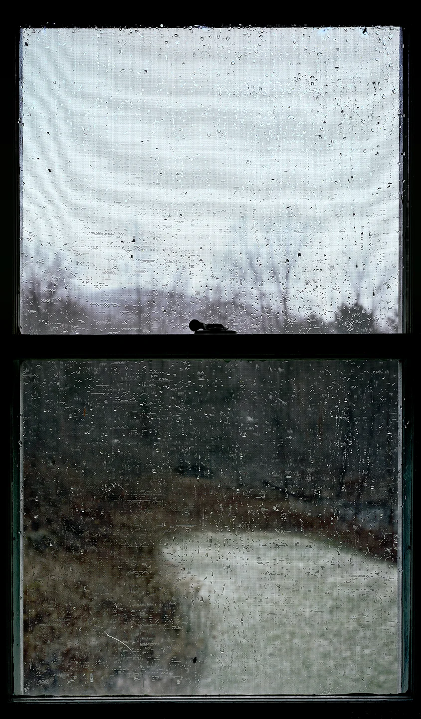 Rain Window IV, 1989, C-Print, 65 x 40 Inches