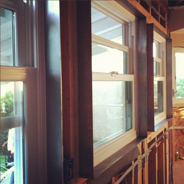  Love me some  #steel   #window  surrounds. Good job team  @popeofjbwelding   @dannychop619   #shescomingtogether   #kitchen   #modern   #oldmeetsnew   #livesmall   #kristibyersarchitect  