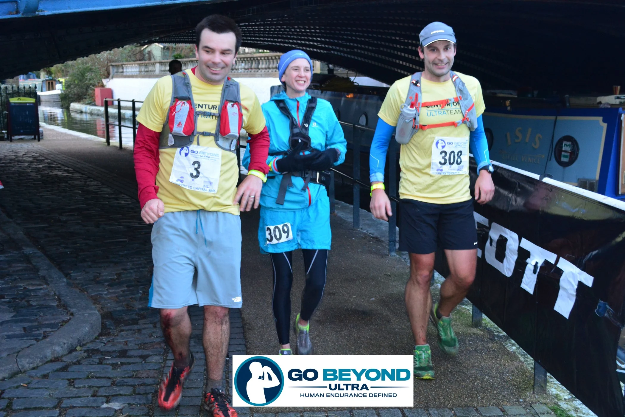 There were pork pies at the finish