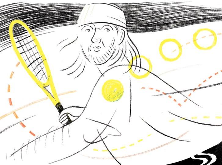 Pratsom oppvarming til Wimbledon finalen 2018